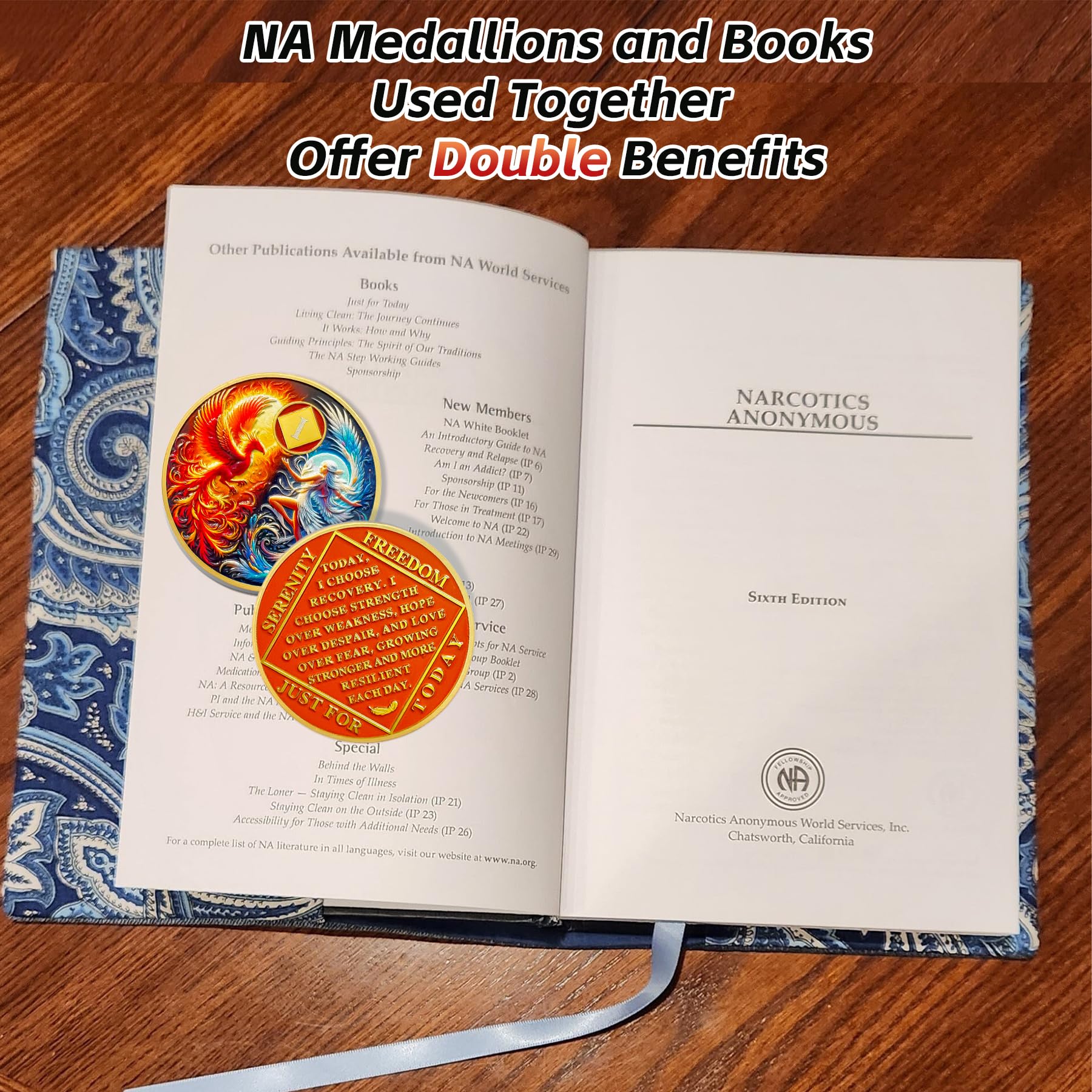 Personalized Phoenix Fairy Sun and Moon Sobriety Coin mysite