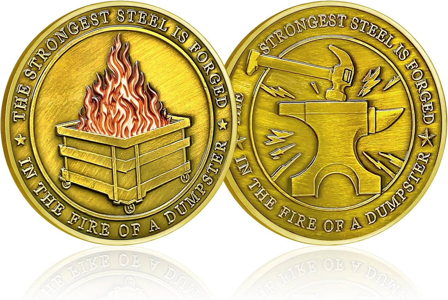 Hilarious Medallion for Staff Dumpster Fire Coin mysite