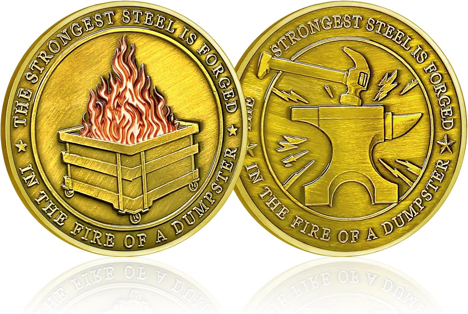 Hilarious Medallion for Staff Dumpster Fire Coin mysite