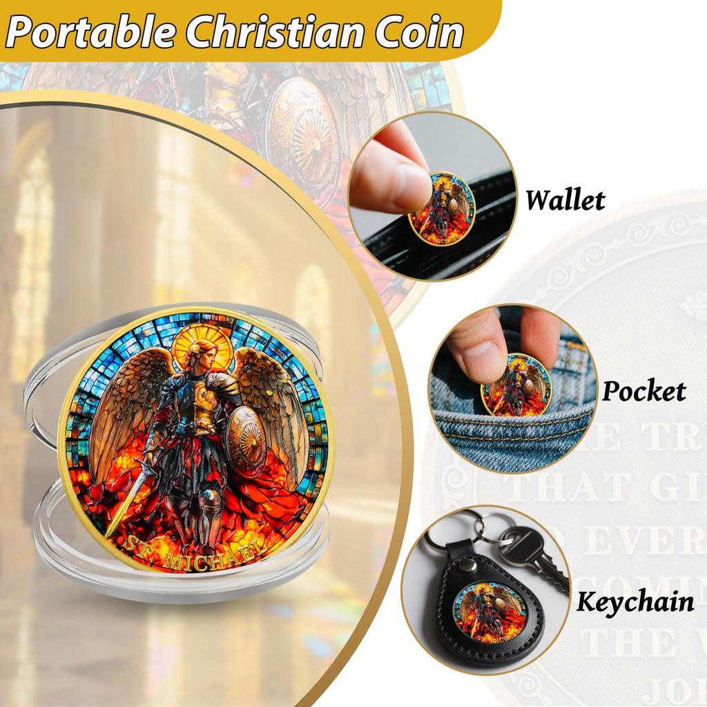 Saint Archangel Michael Christian Challenge Coin mysite