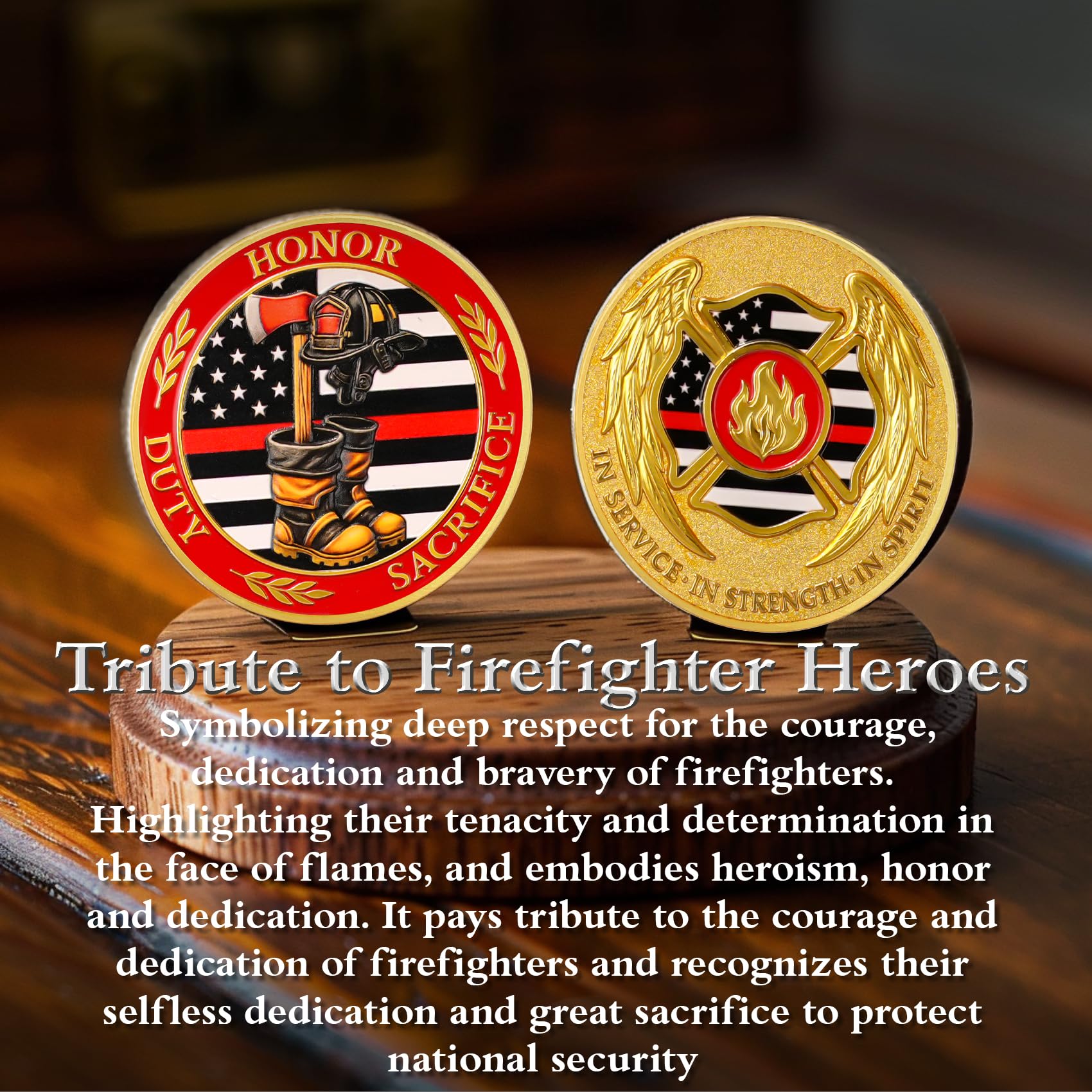 First Responder Firefighter Challenge Coin mysite