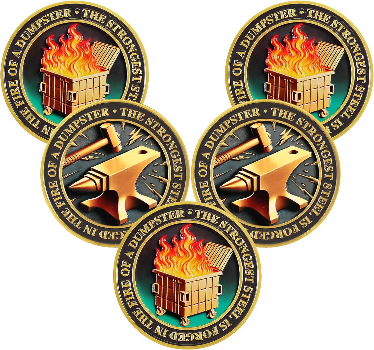 Original Dumpster Fire Challenge Coin mysite