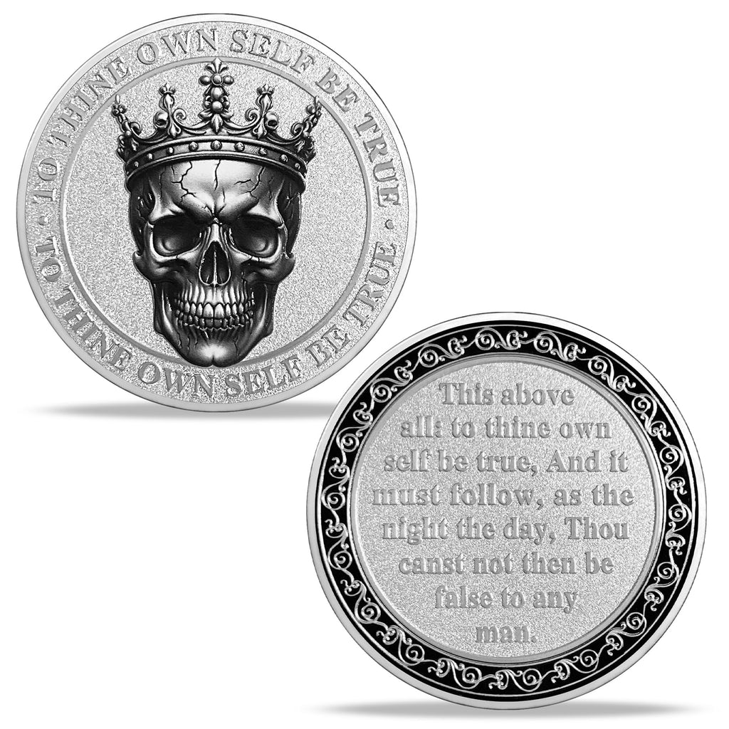 Inspirational to Thine Own Self Encouragement Coin mysite