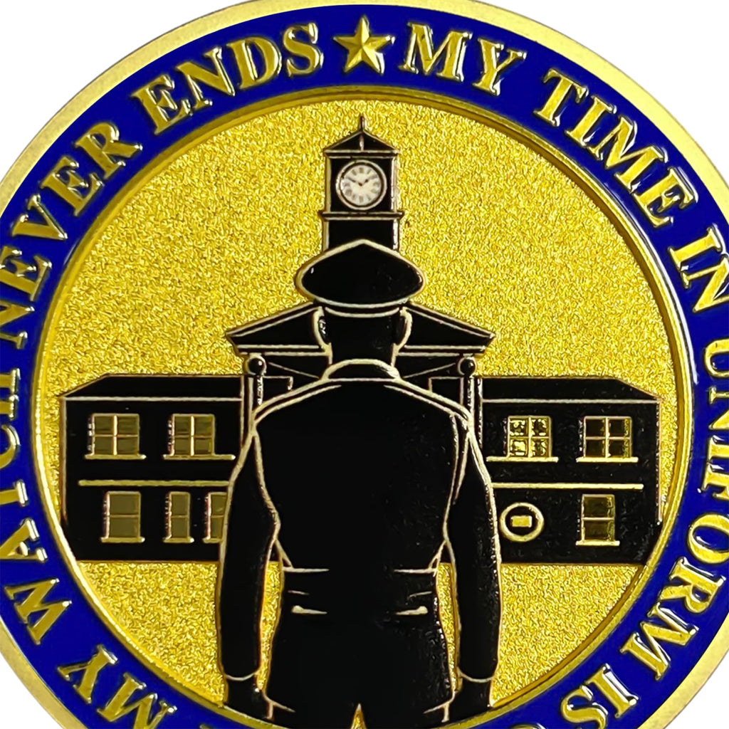 Patriotic Police Law Enforcement Honor & Service Medallion Coin mysite