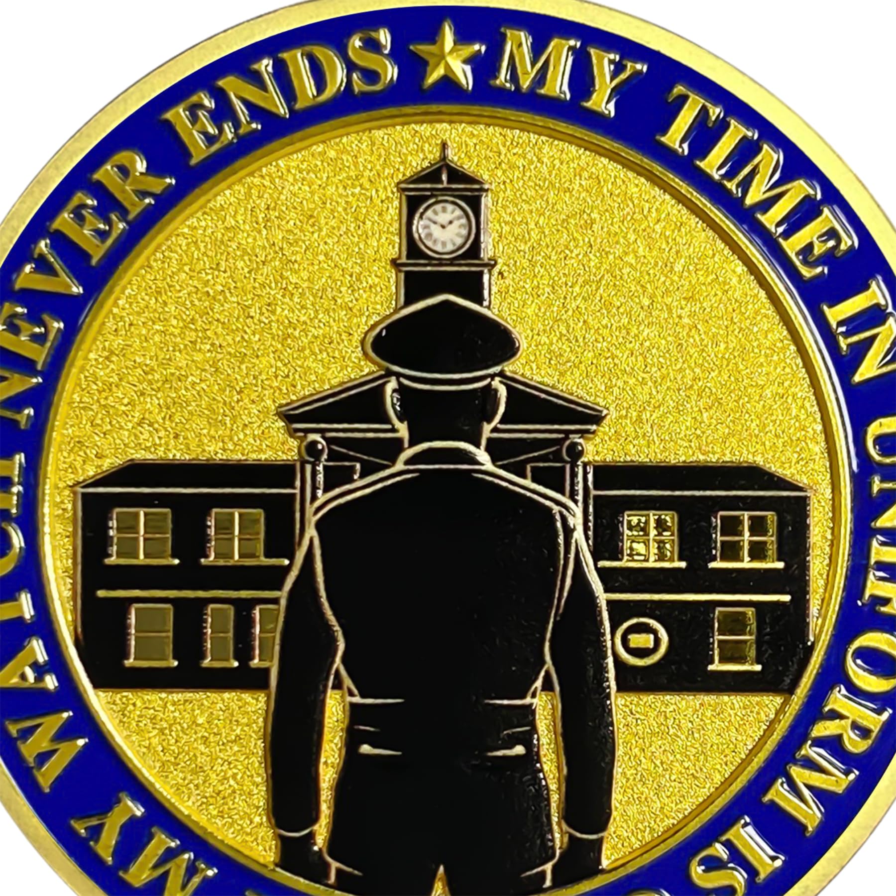 Patriotic Police Law Enforcement Honor & Service Medallion Coin mysite