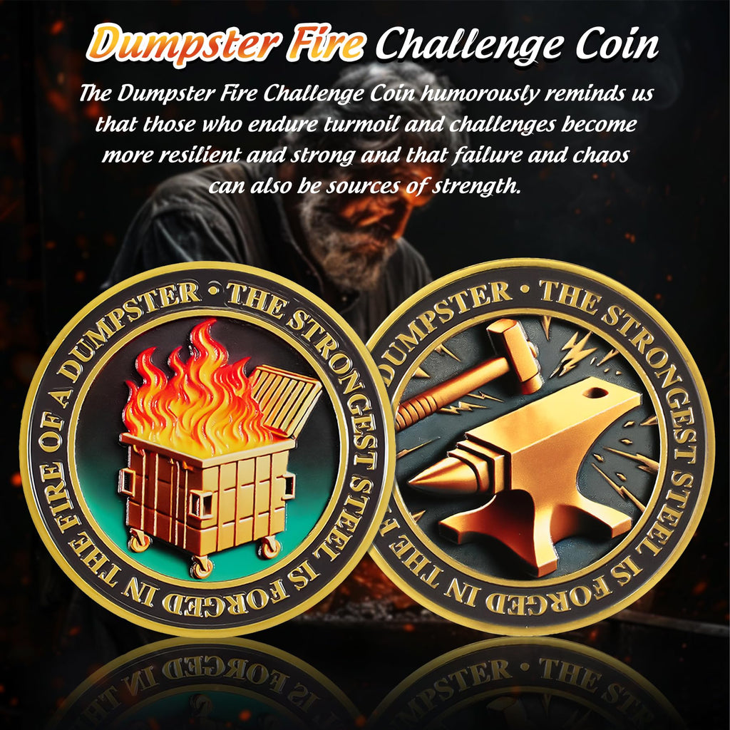 Original Dumpster Fire Challenge Coin mysite