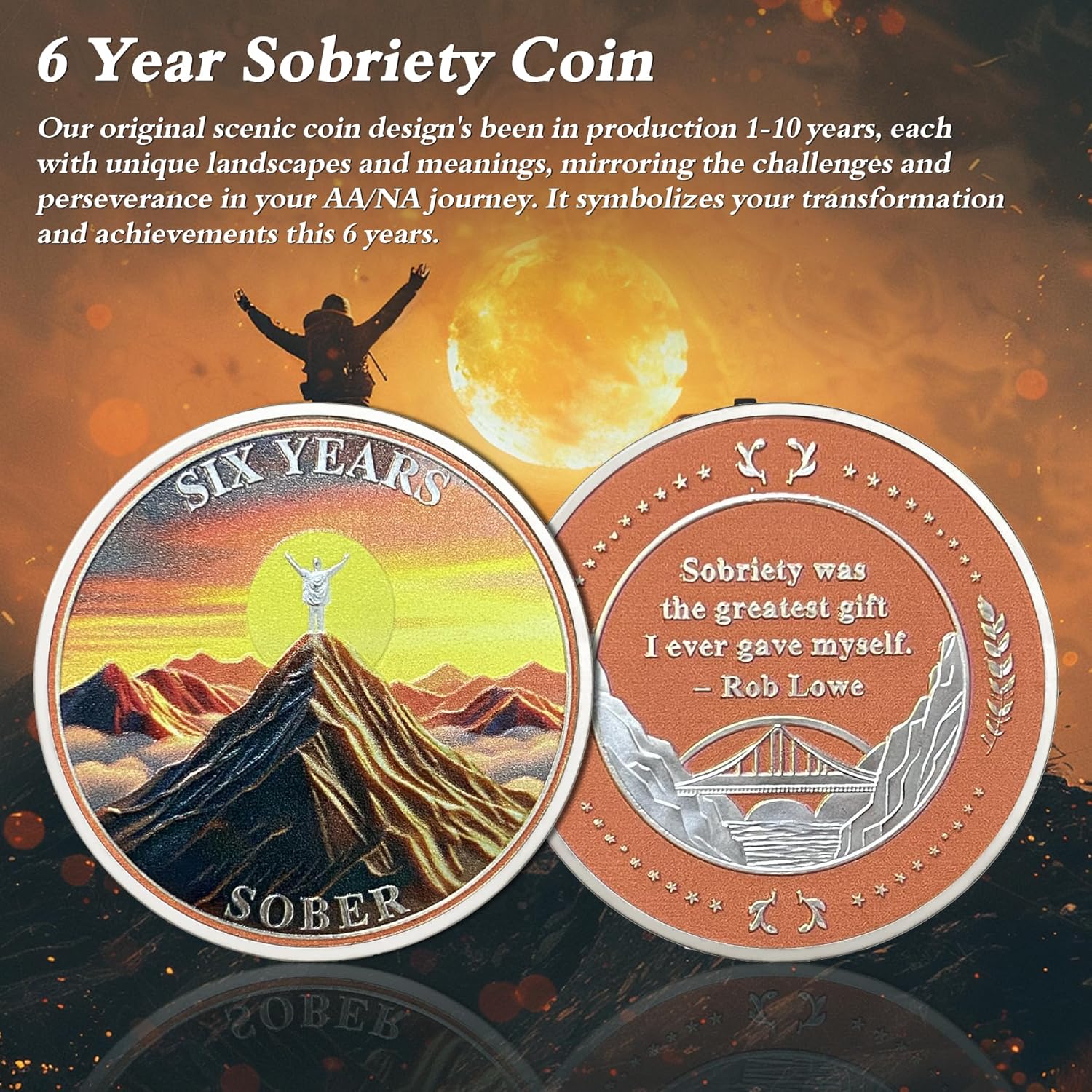 1-10 Years Celebrate Recovery Addicts Sobriety Coin mysite