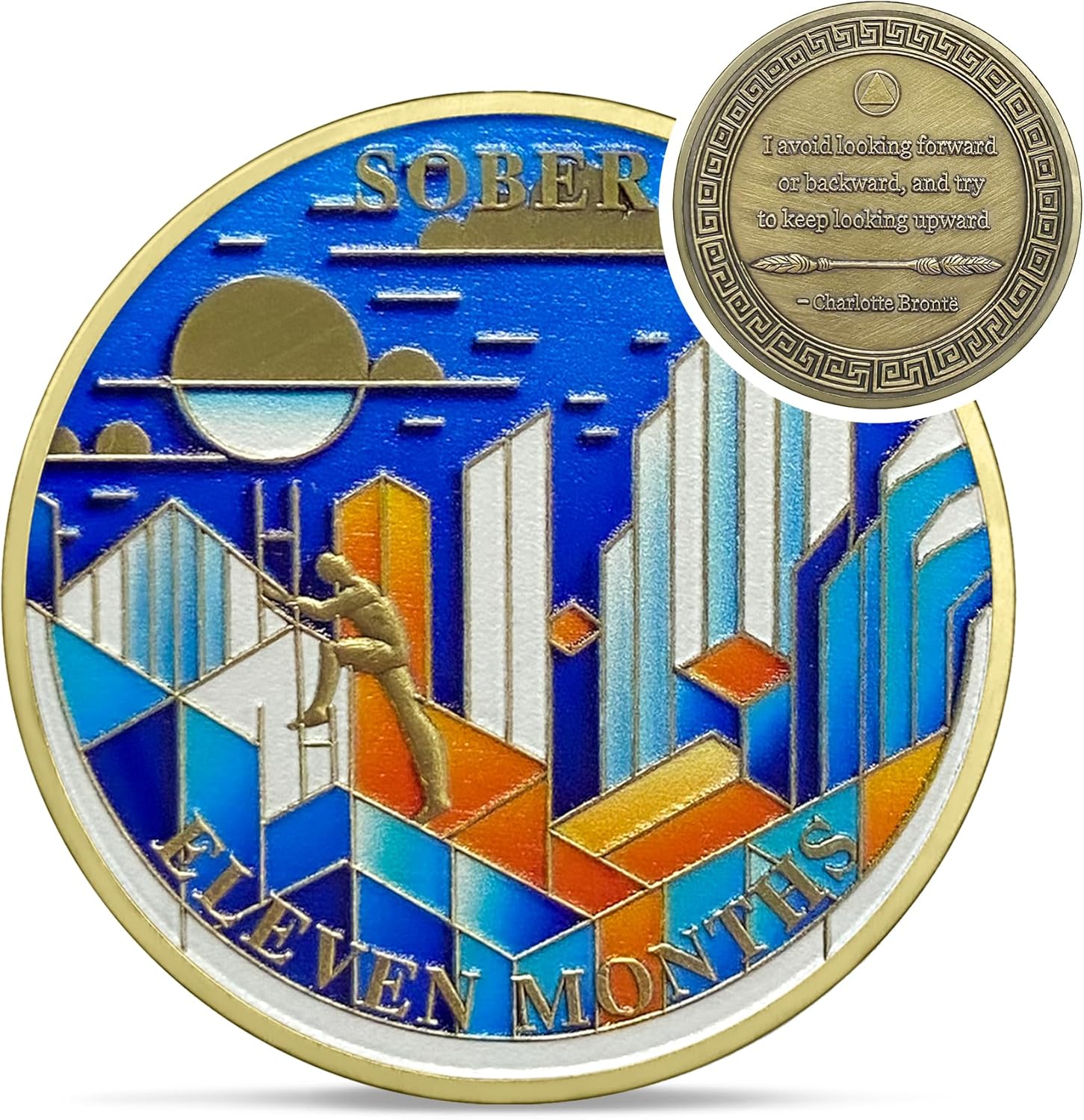 1-12 Months Recovery Addiction Celebrate Living Clean Sobriety Coin mysite