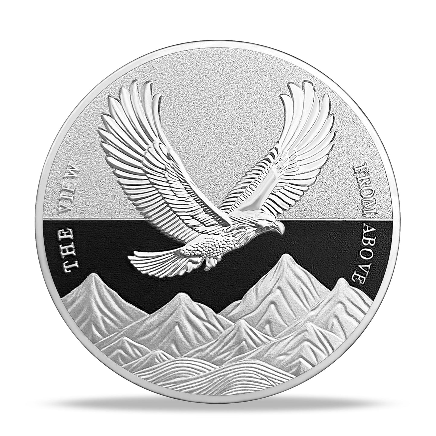 The View from Above Eagle Inspiring Challenge Coin mysite