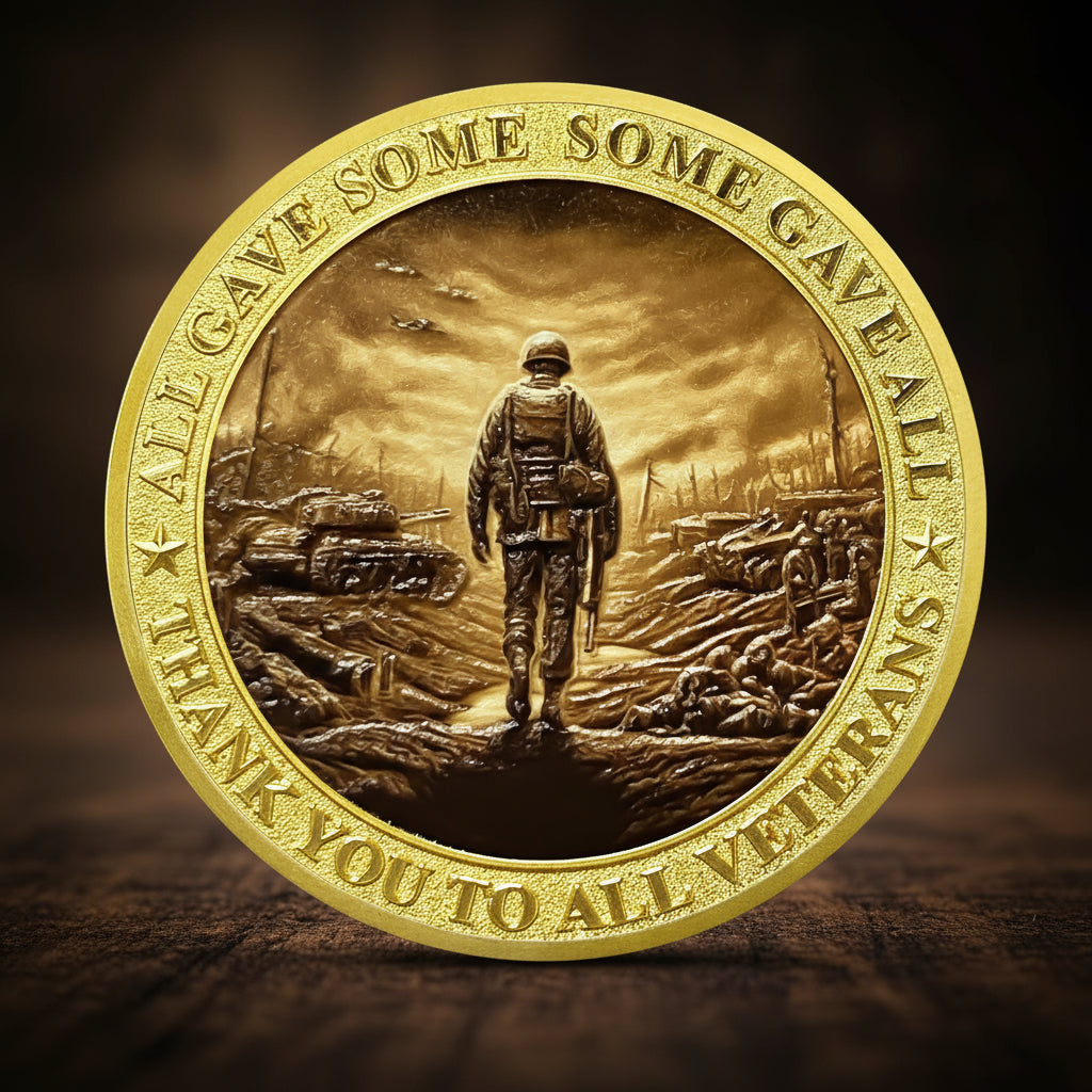 Thank You for Your Service Military Veterans Challenge Coin mysite