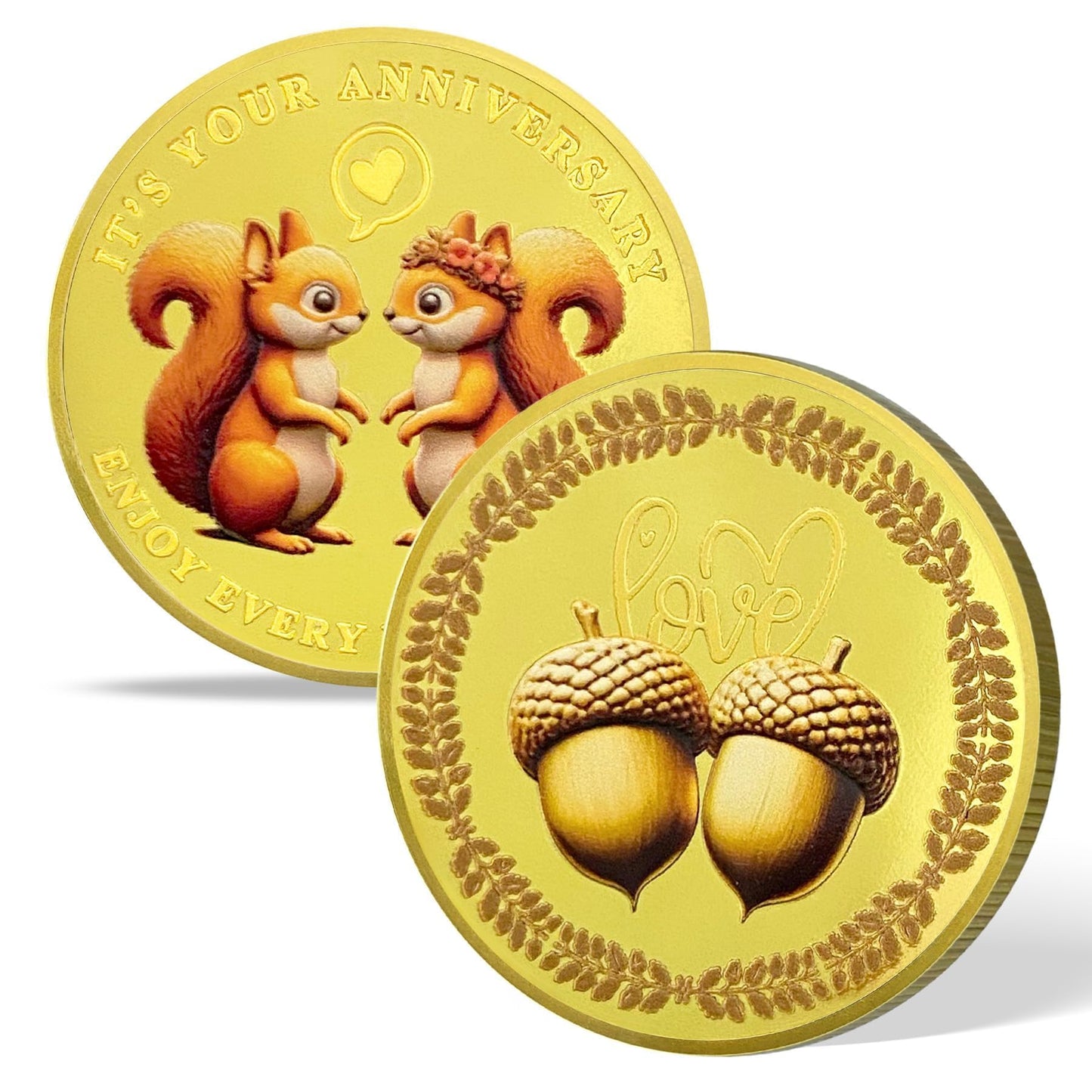 Love Squirrel Anniversary Commemorative Coin mysite