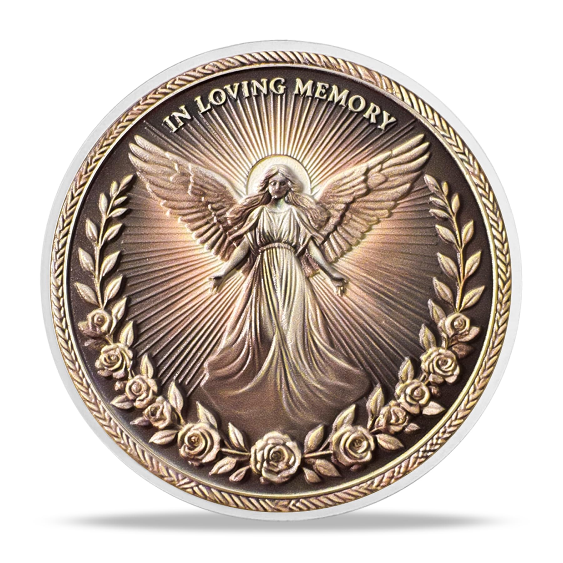 I Have an Angel in Heaven I Call Him Grandpa MemorialChallenge Coins mysite
