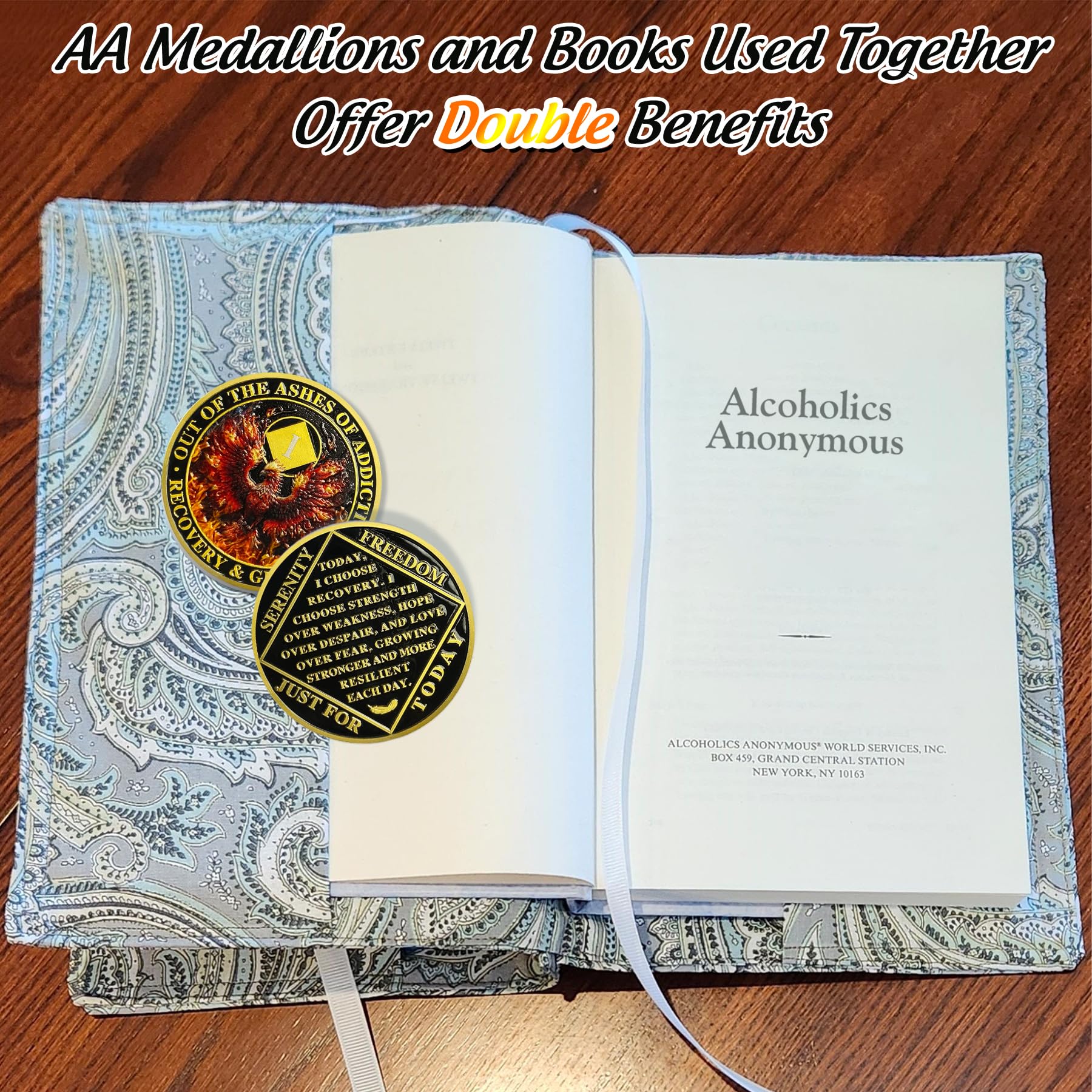 Personalized Reborn from Fire Delicate Phoenix Sobriety Coin mysite