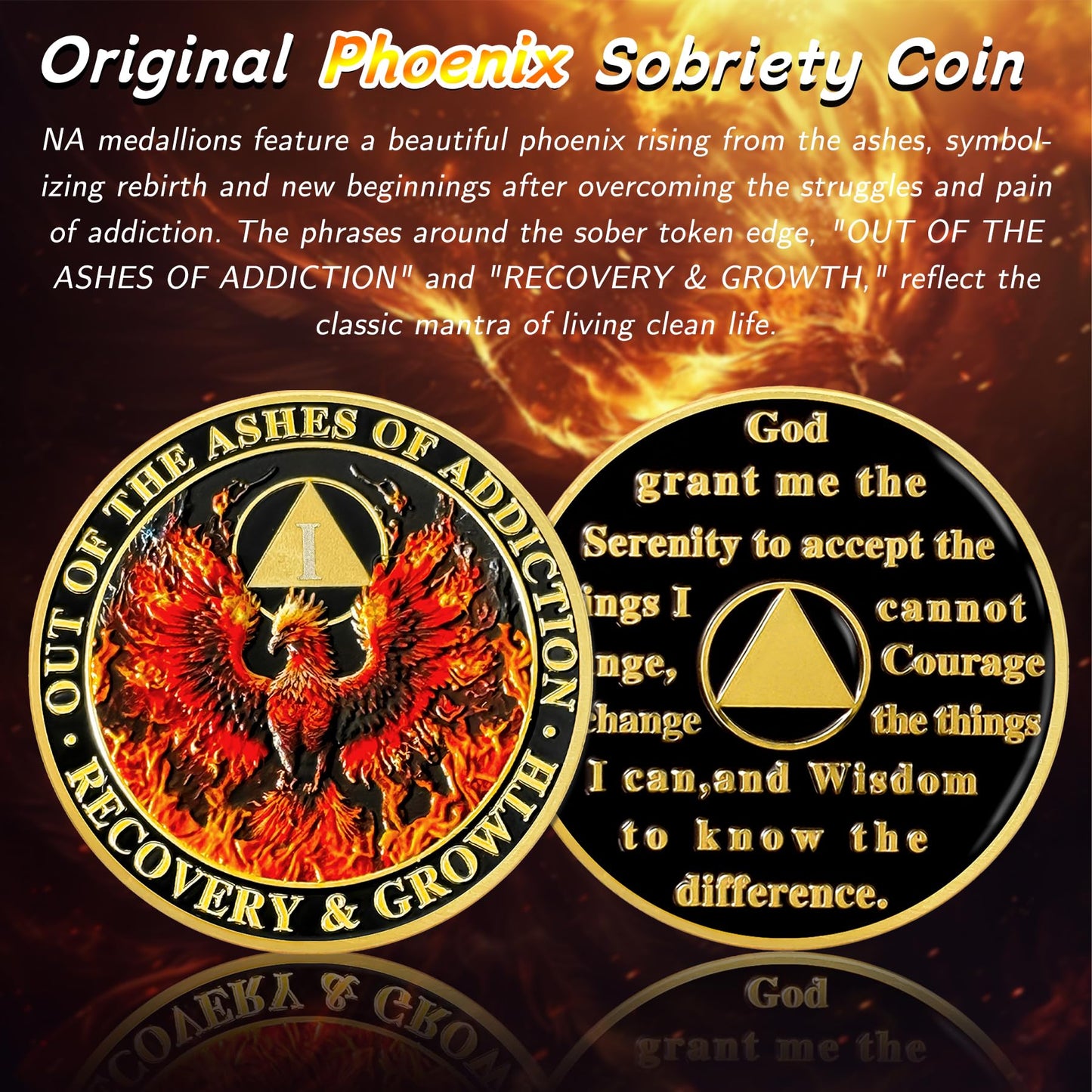 Personalized Triangle Reborn from Fire Delicate Sobriety Coin mysite