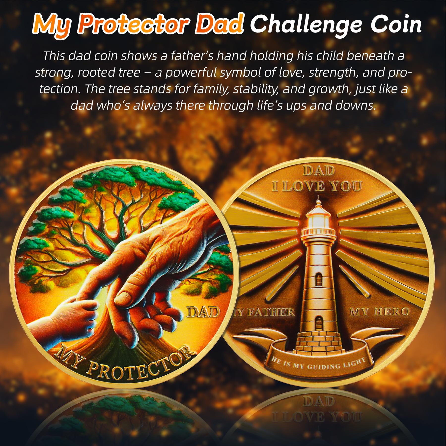 My Protector Dad Challenge Coin mysite
