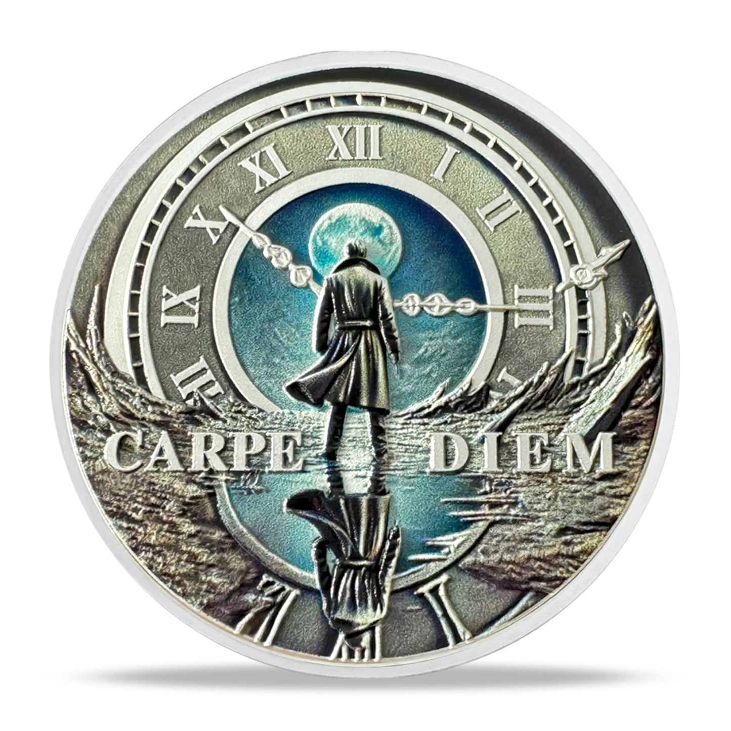Time Traveler Overcoming Life's Challenge Coin mysite