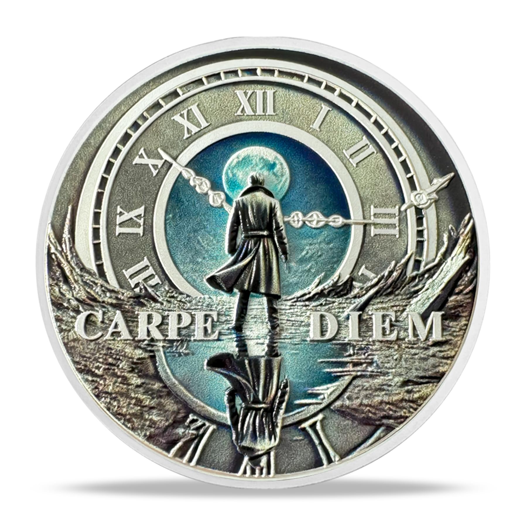 Time Traveler Overcoming Life's Challenge Coin mysite