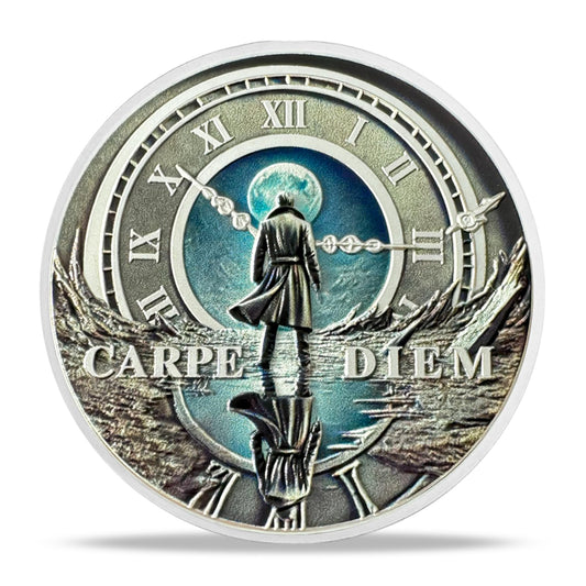 Time Traveler Overcoming Life's Challenge Coin mysite