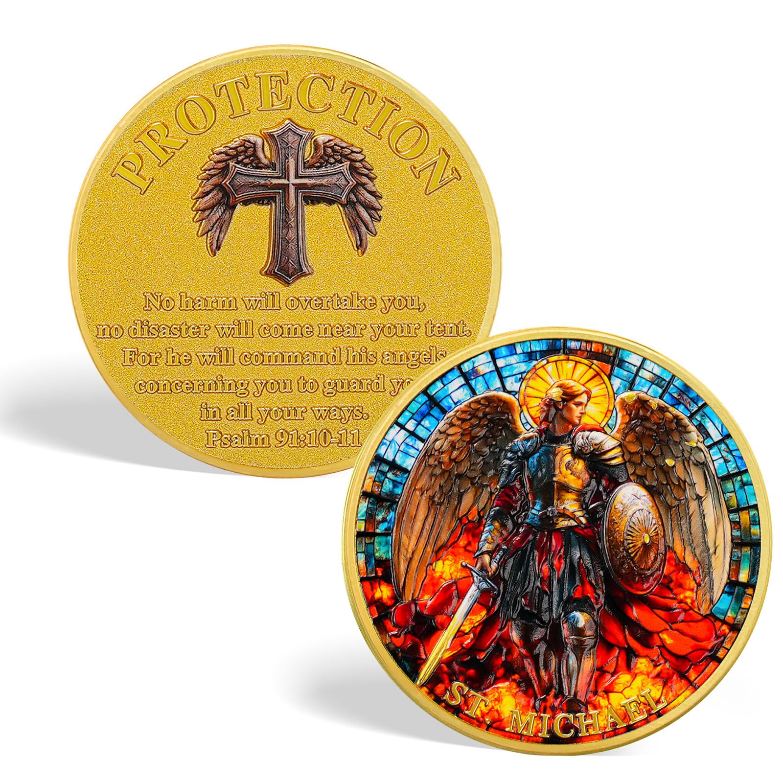 Saint Archangel Michael Christian Challenge Coin mysite