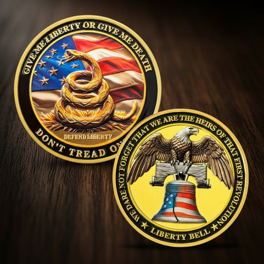 United States Liberty and Independence Veterans Challenge Coin mysite