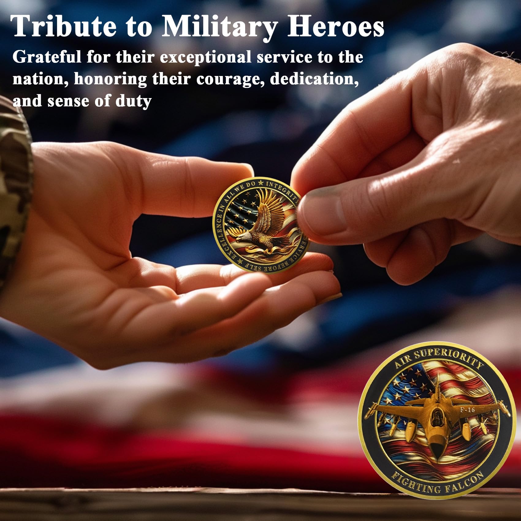 United States Air Force F-16 Fighting Falcon Military Coins Challenge Coin mysite