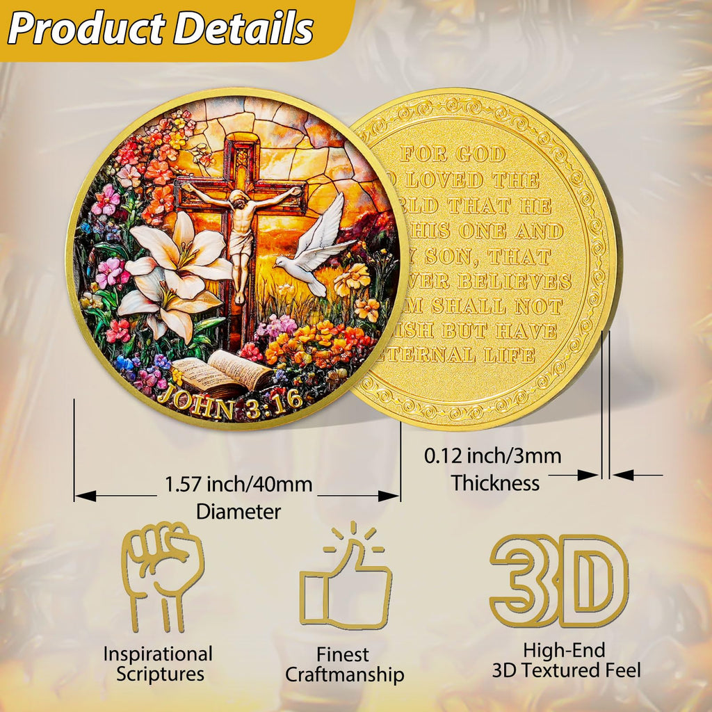 Tokenara Christian Religious Challenge Coin mysite