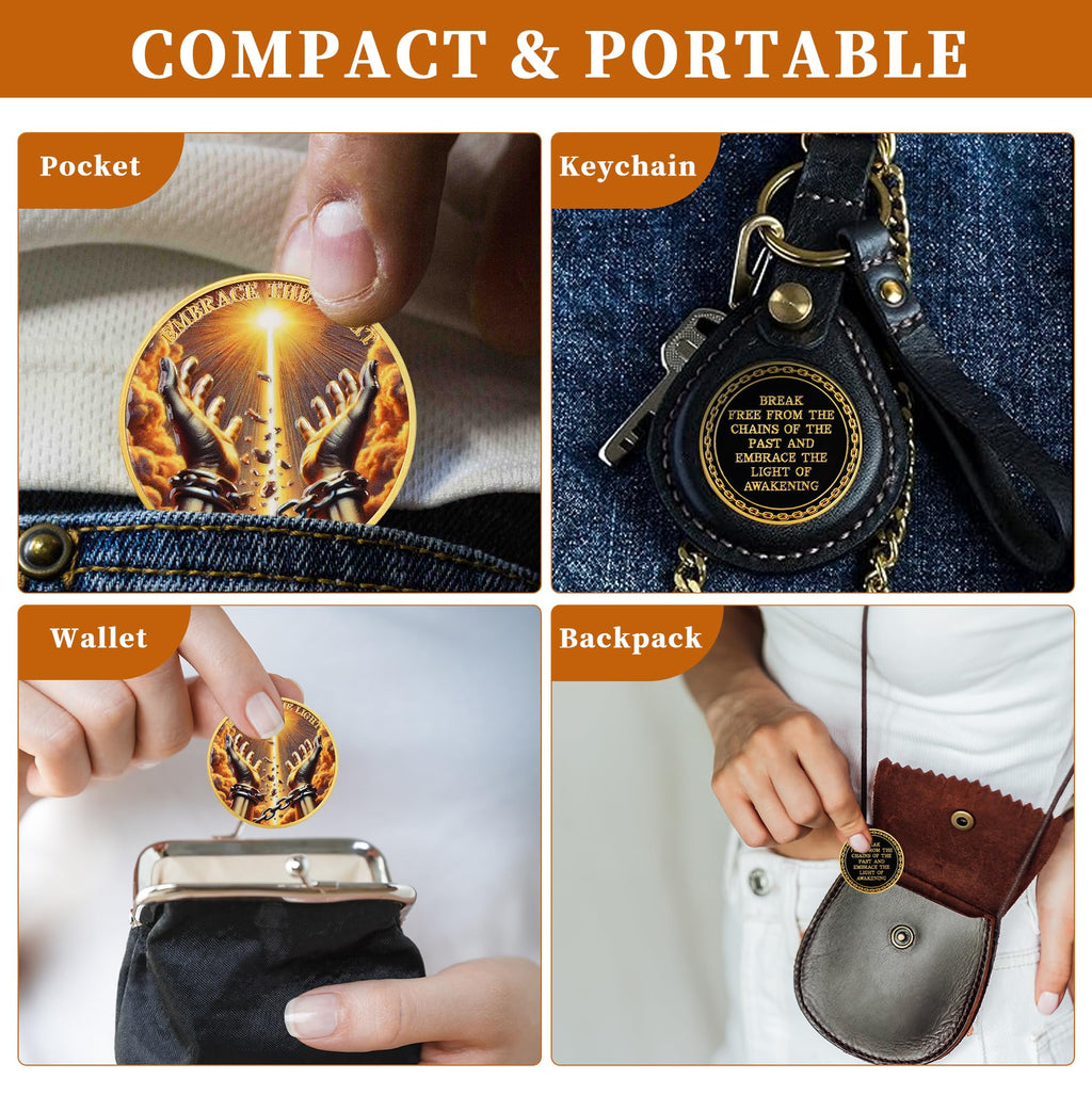 Breaking The Shackles Affirmation Sobriety Coin mysite