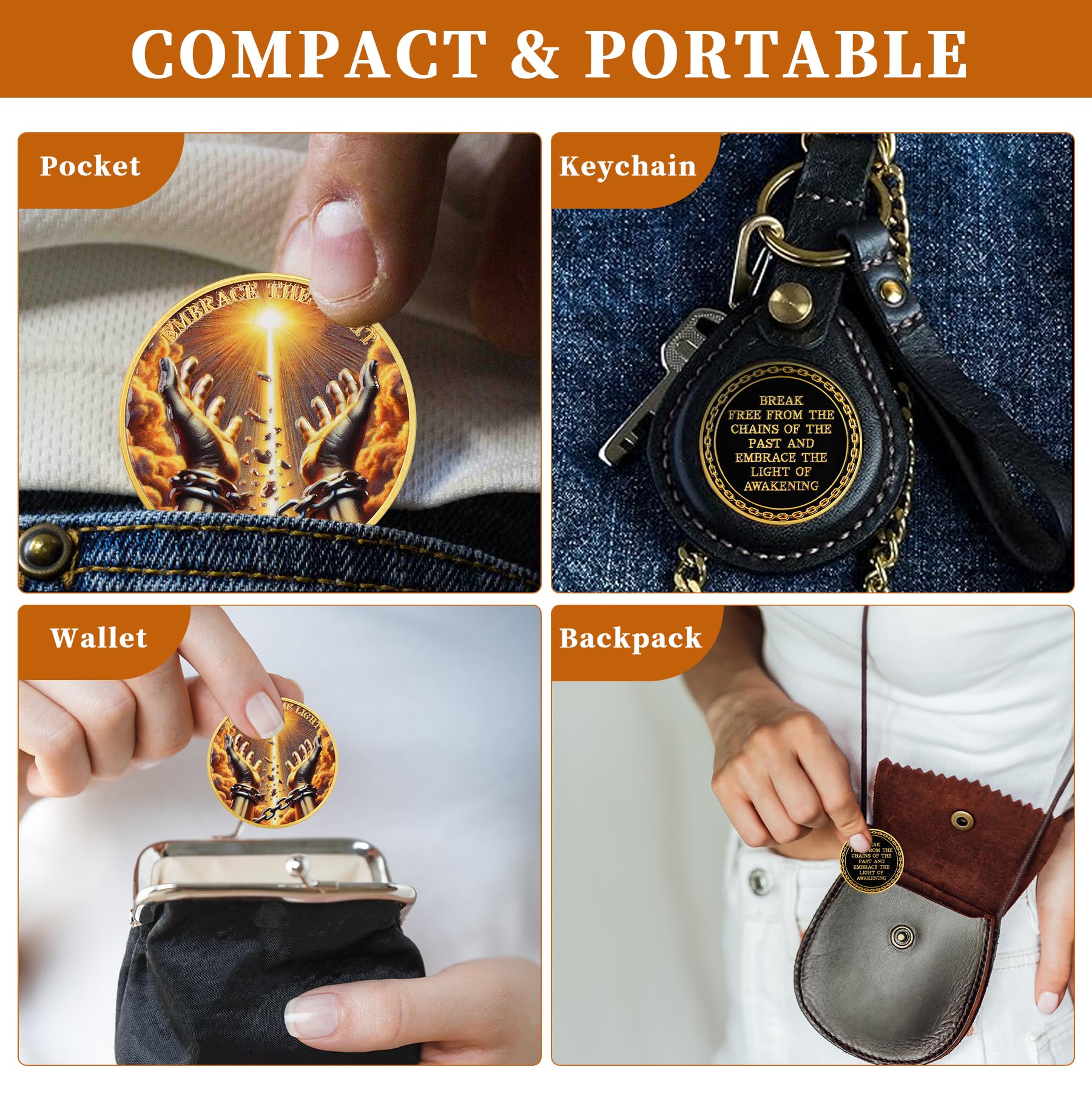 Breaking The Shackles Affirmation Sobriety Coin mysite