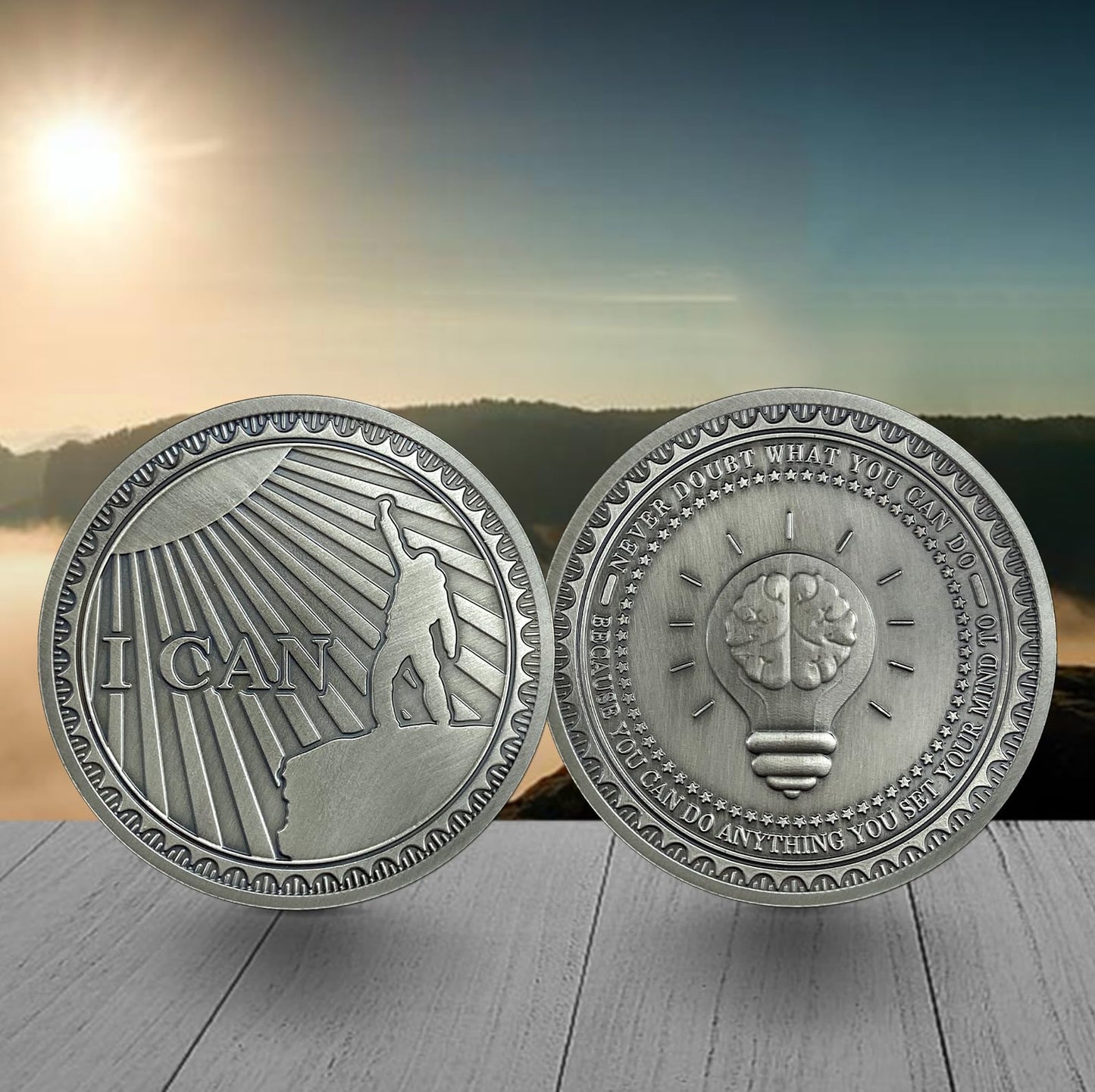 I Can Inspirational Challenge Coin mysite