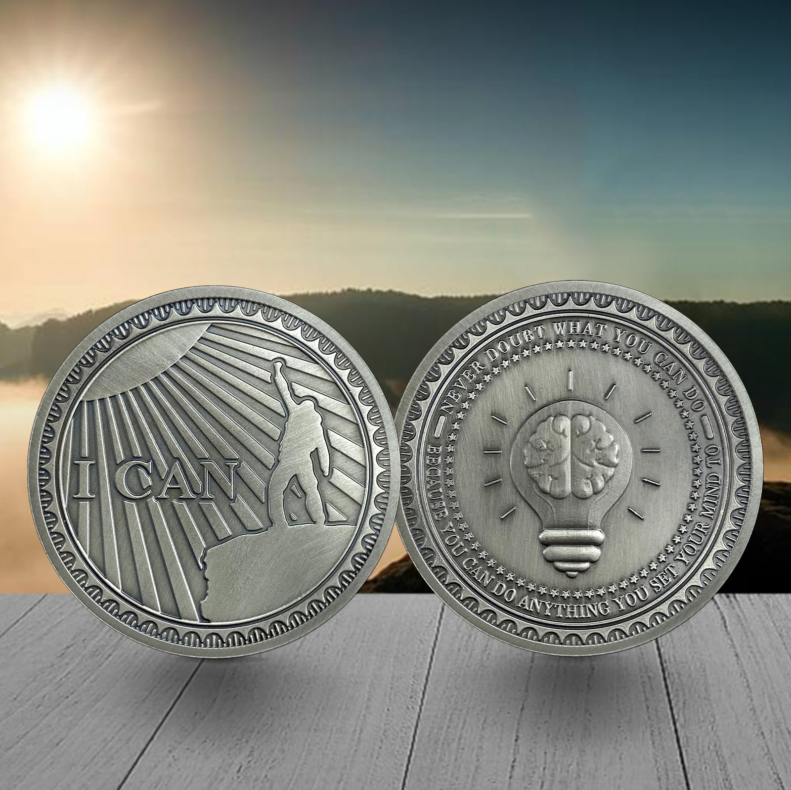 I Can Inspirational Challenge Coin mysite