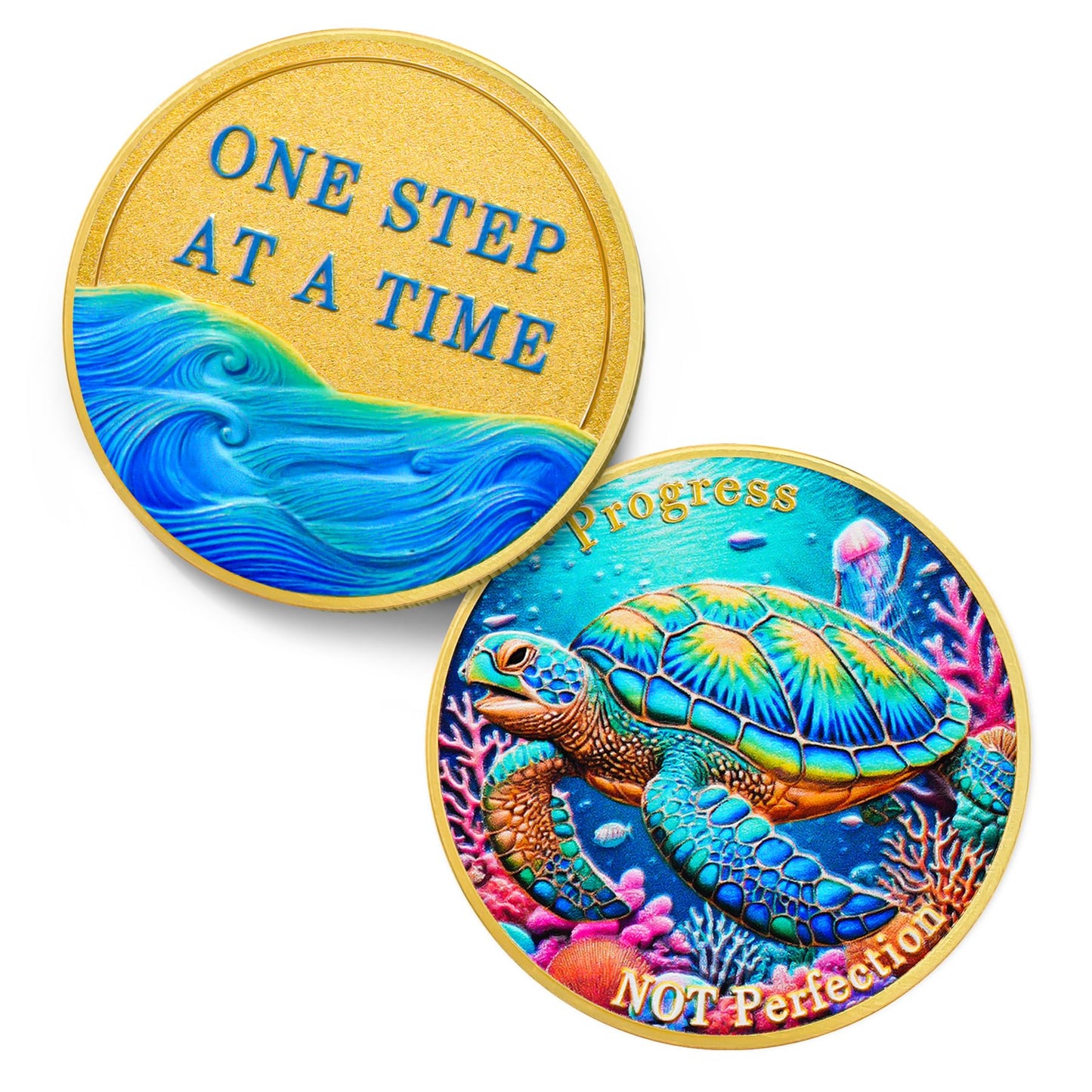 Progress Sea Turtle Sobriety Coins mysite