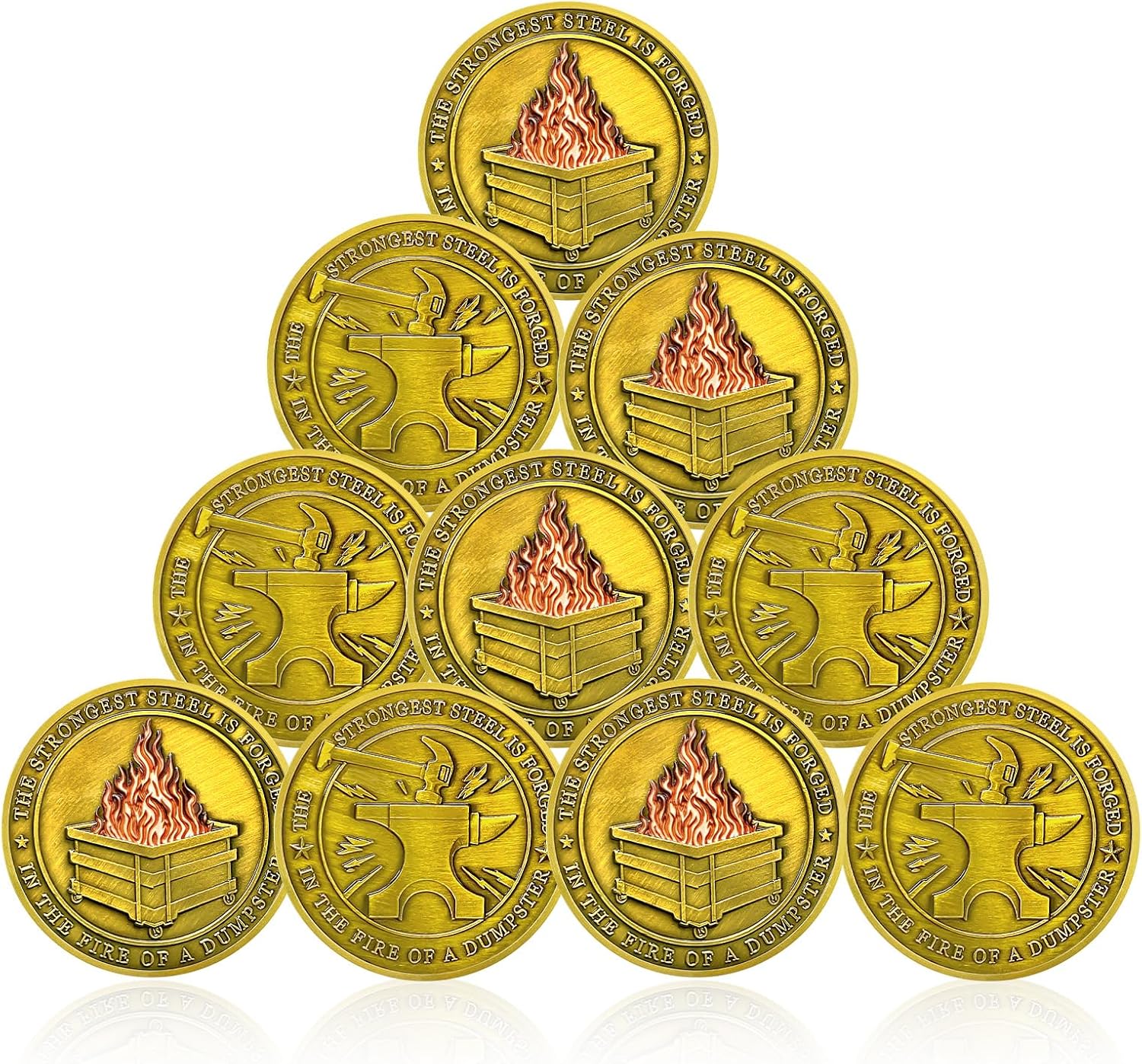 Hilarious Medallion for Staff Dumpster Fire Coin mysite