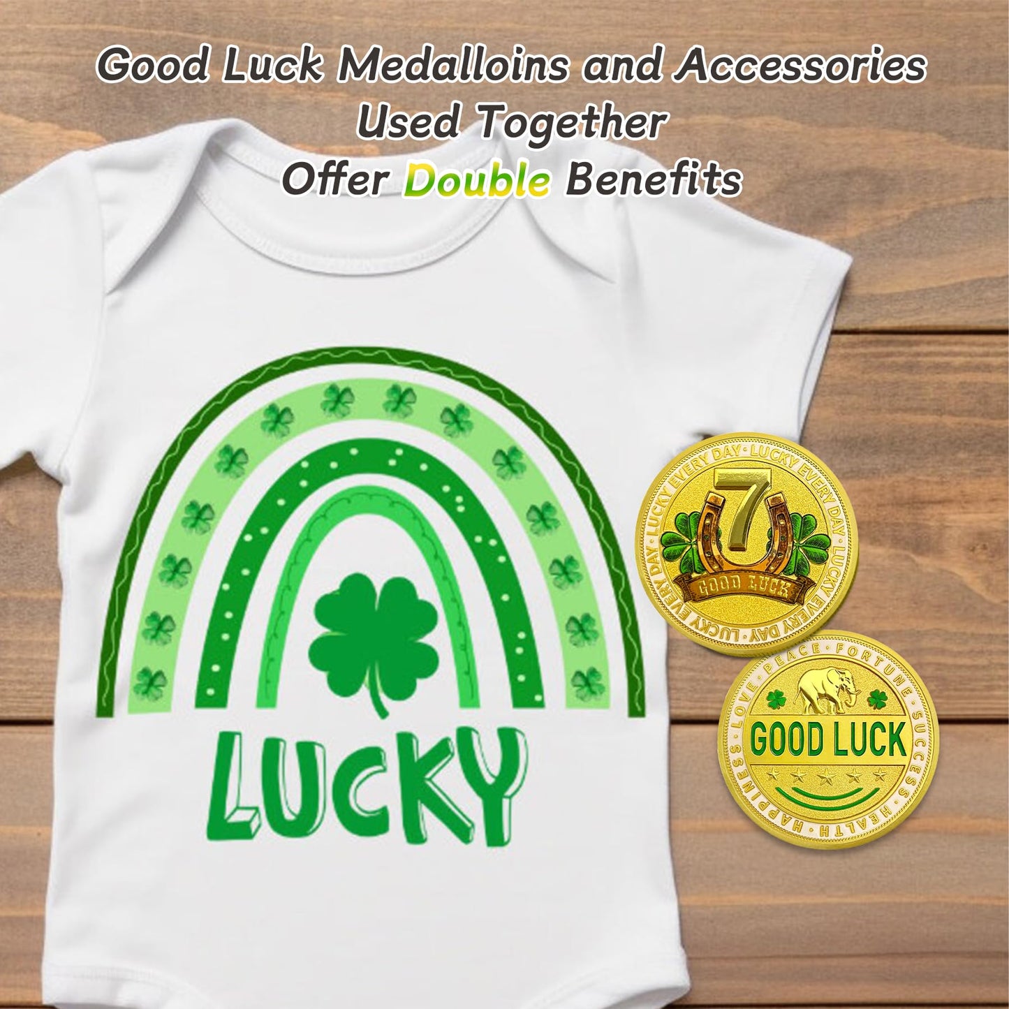 Gold Double Sided Lucky Coin mysite