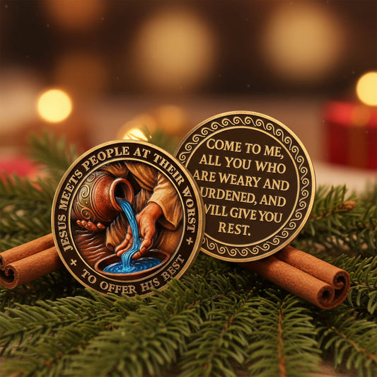 Jesus Meets People at Their Worst  Christian Jesus Grace Coin mysite