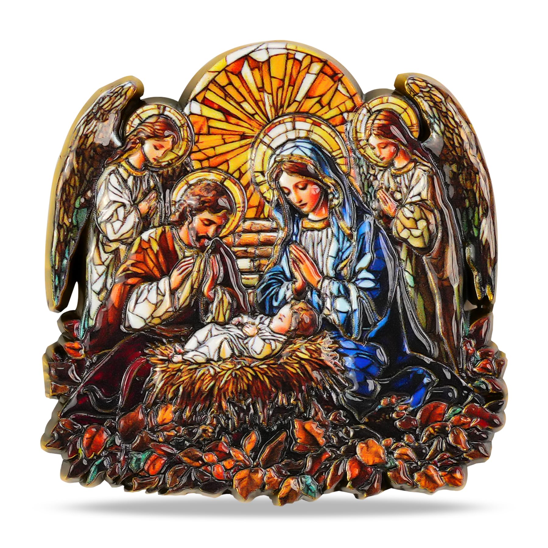 Nativity Scene Religious Coin: Gift & Inspire mysite