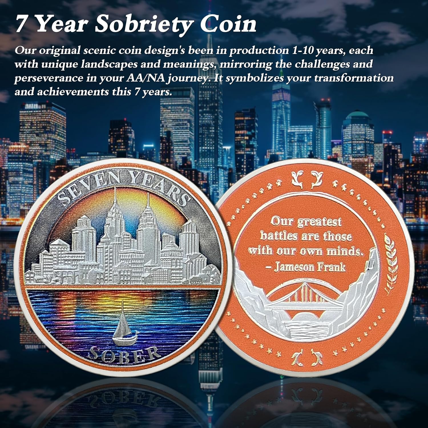 1-10 Years Celebrate Recovery Addicts Sobriety Coin mysite