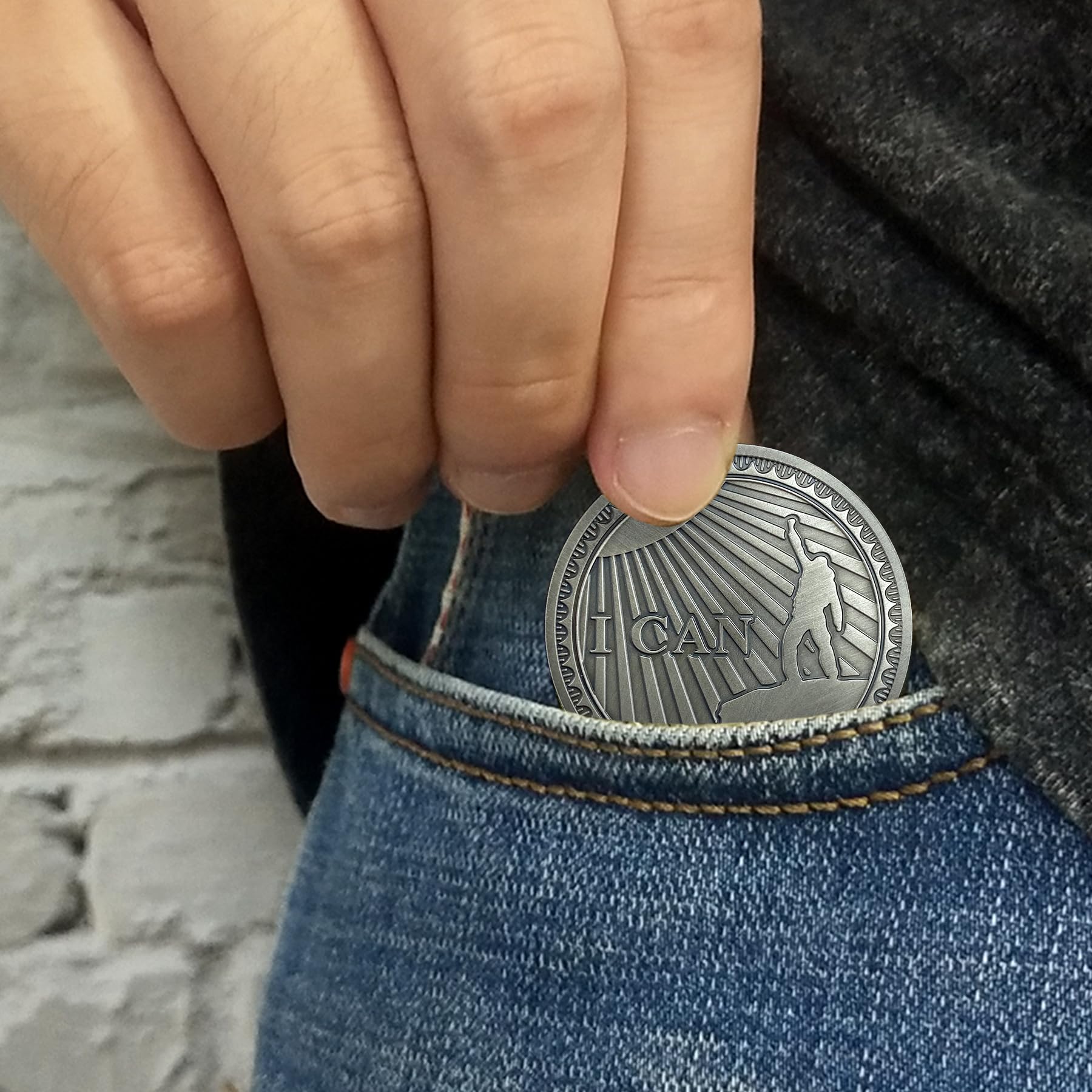 I Can Inspirational Challenge Coin mysite