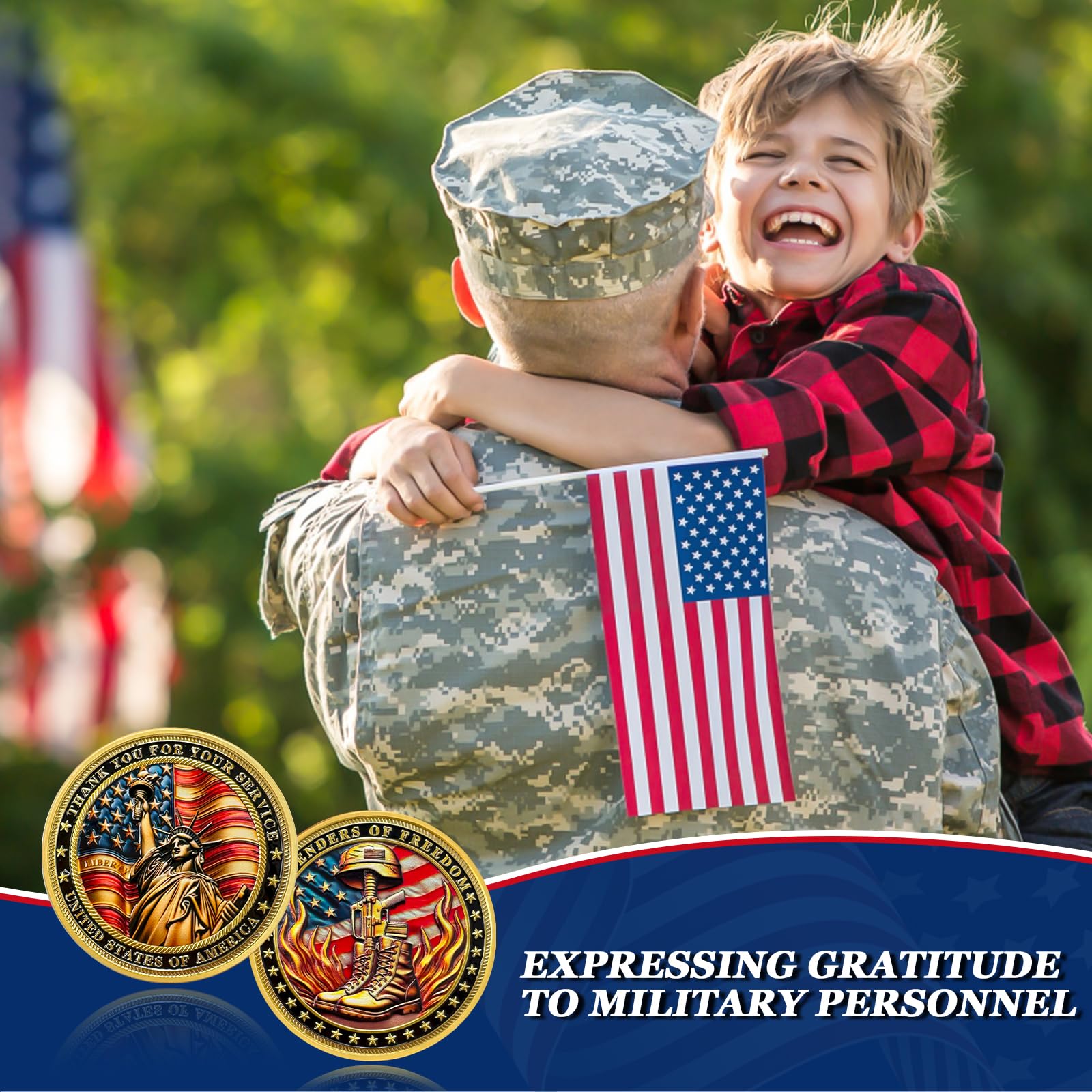 Thank You for Your Service Military Veterans Challenge Coins mysite