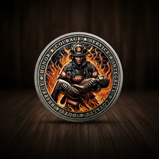 Firefighter Rescue Challenge Coin mysite