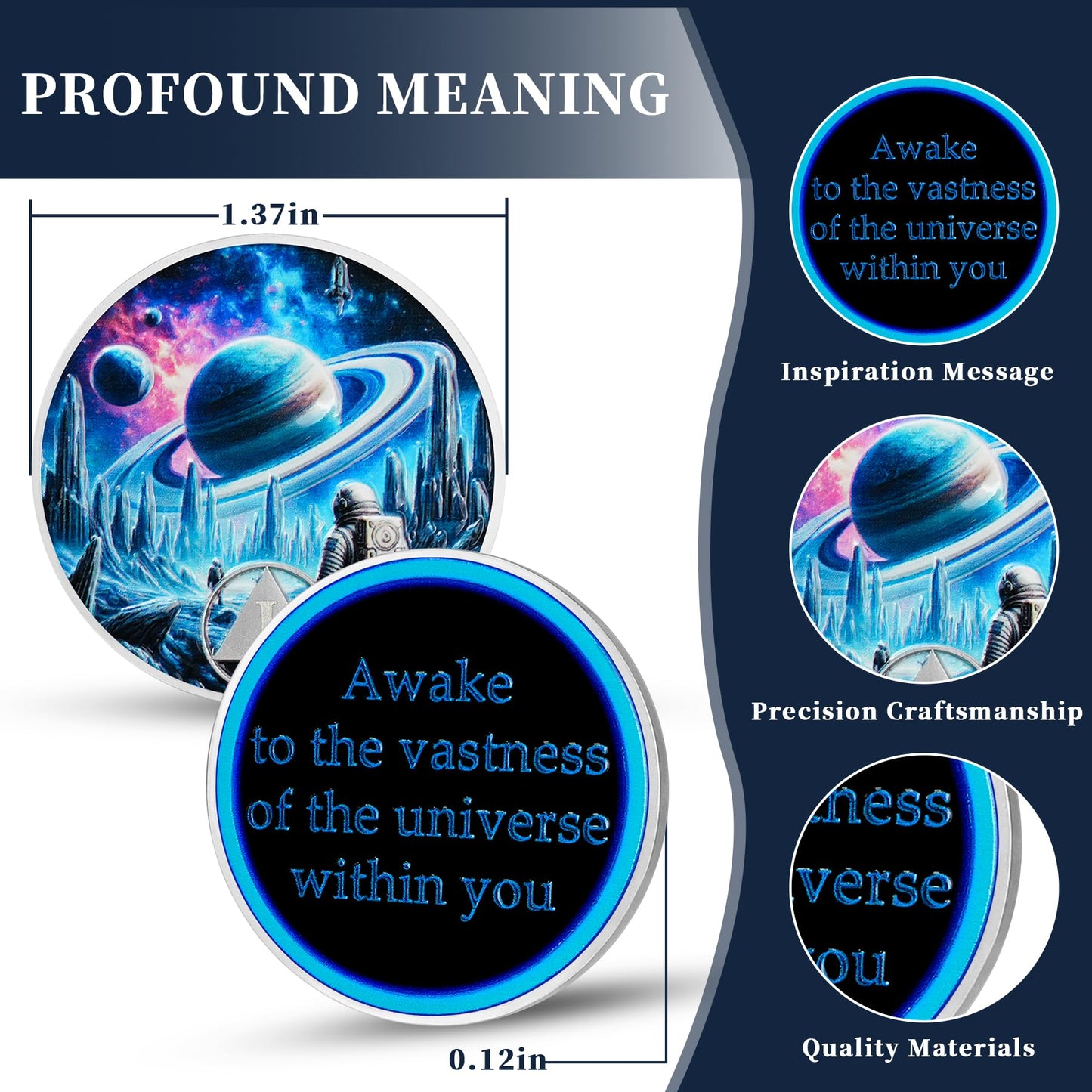 Personalized Cosmic Trek Awakening The Inner Self Recovery Sobriety Coin mysite