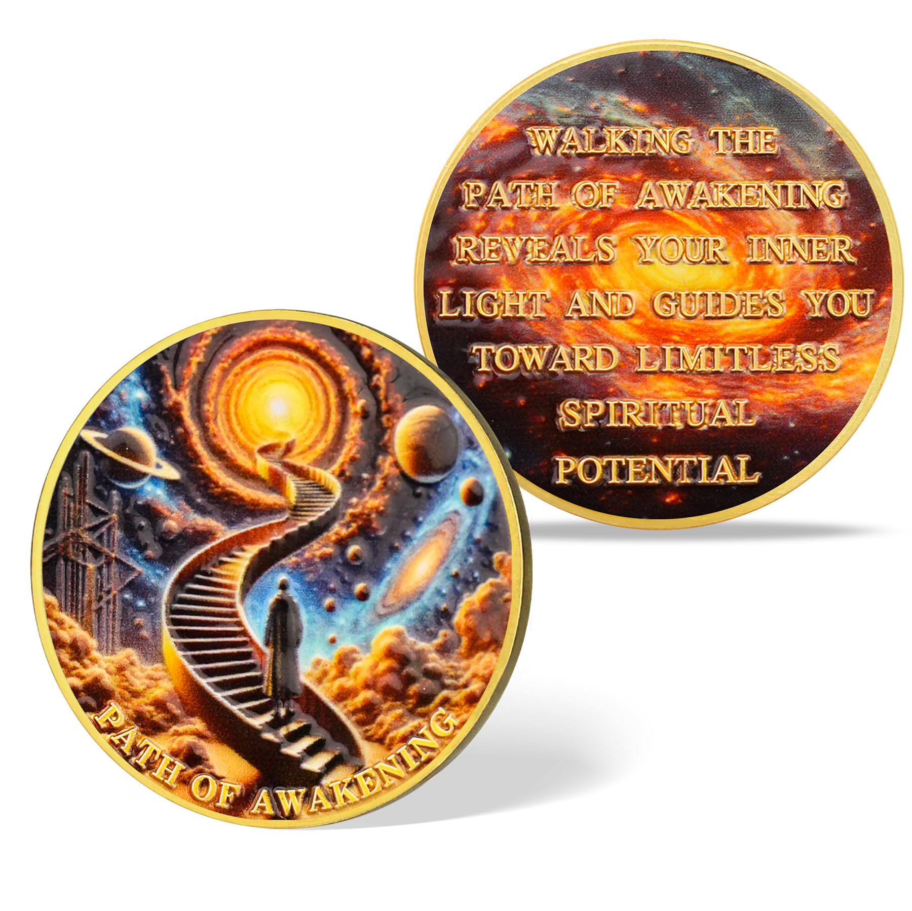 Cosmic Steps Path of Awakening Sobriety Coin mysite