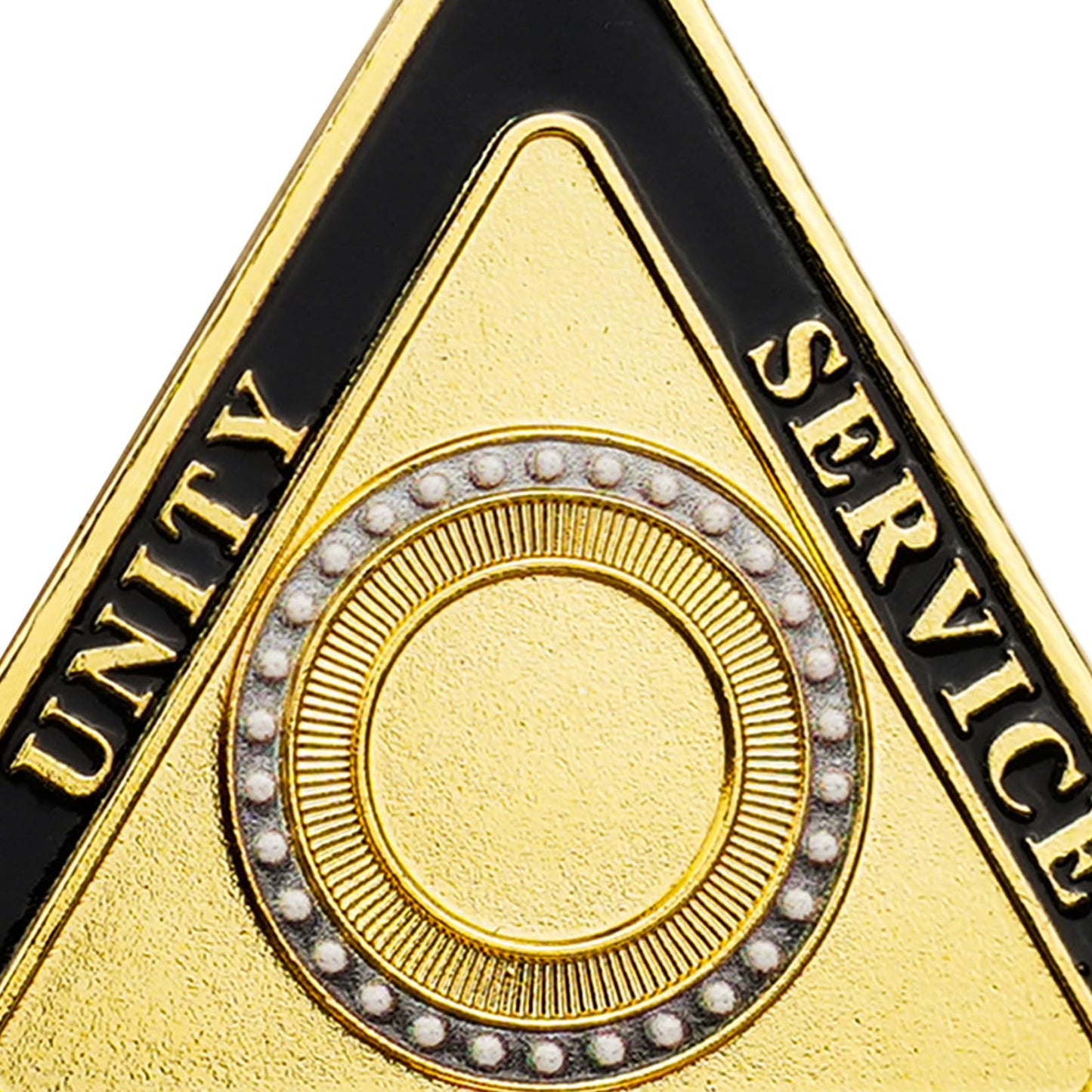 Personalized Triangle Glimmer Amber Dream Sobriety Coin mysite