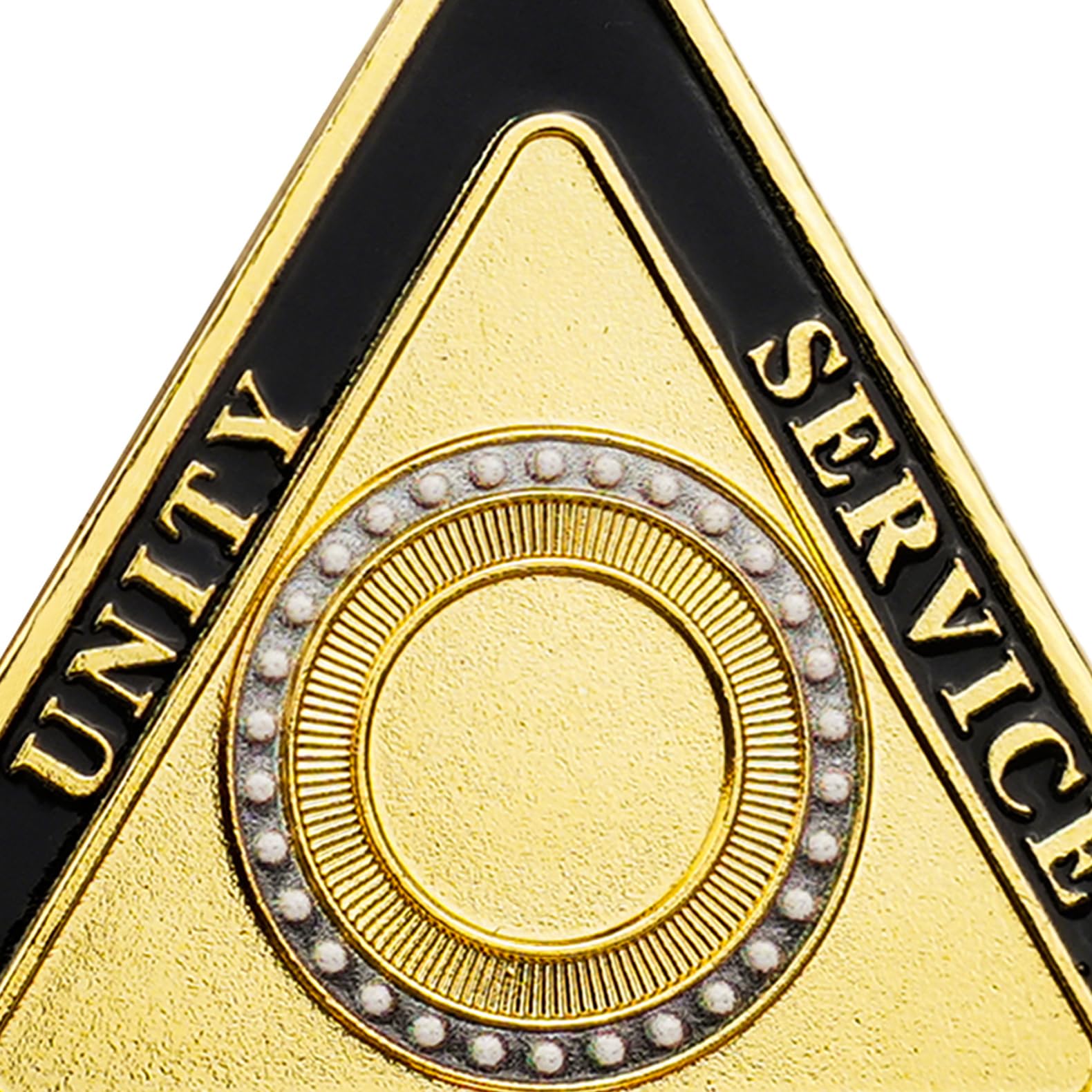 Personalized Triangle Glimmer Amber Dream Sobriety Coin mysite