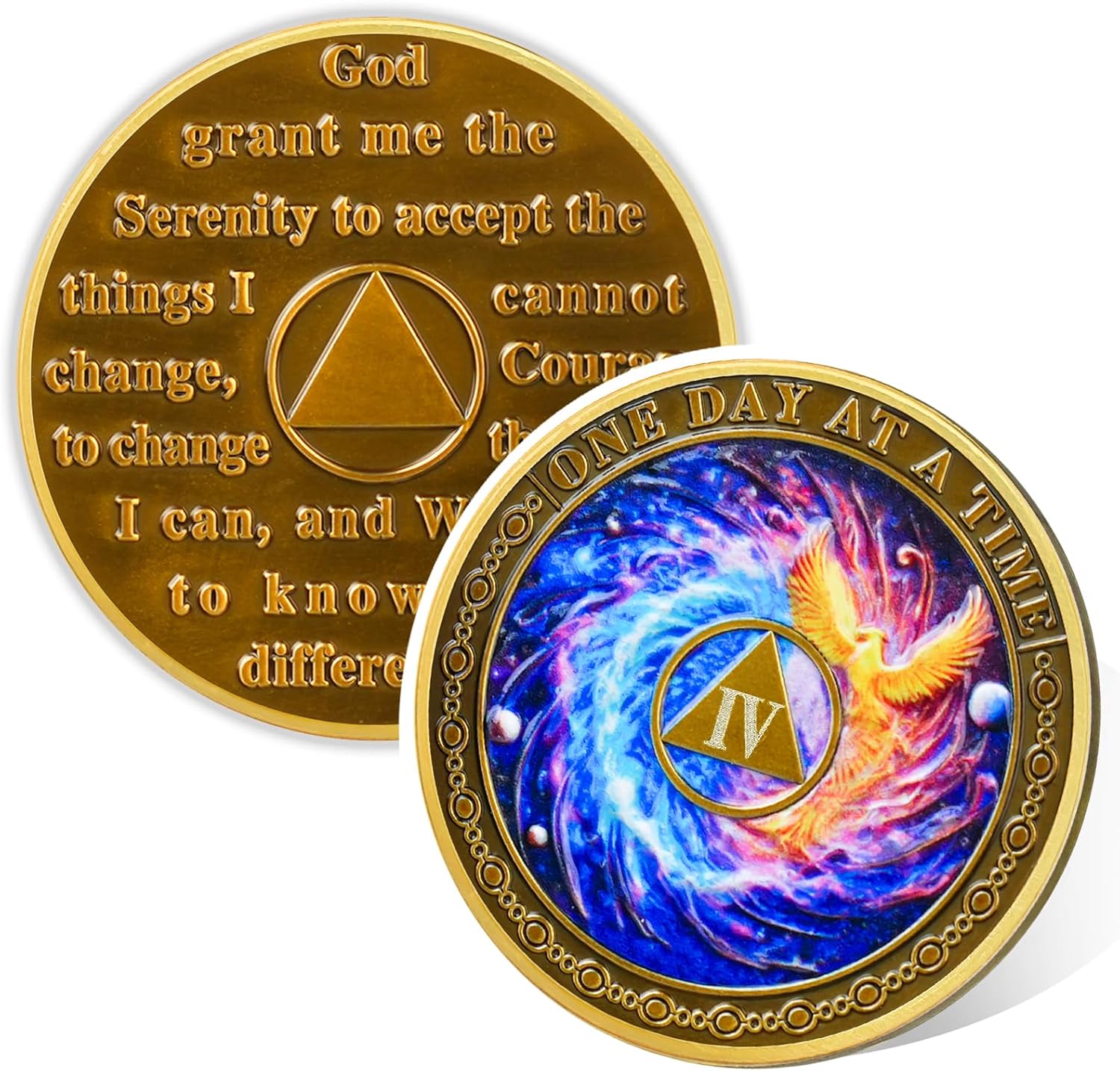 Personalized Phoenix Rebirth Sobriety Coin mysite