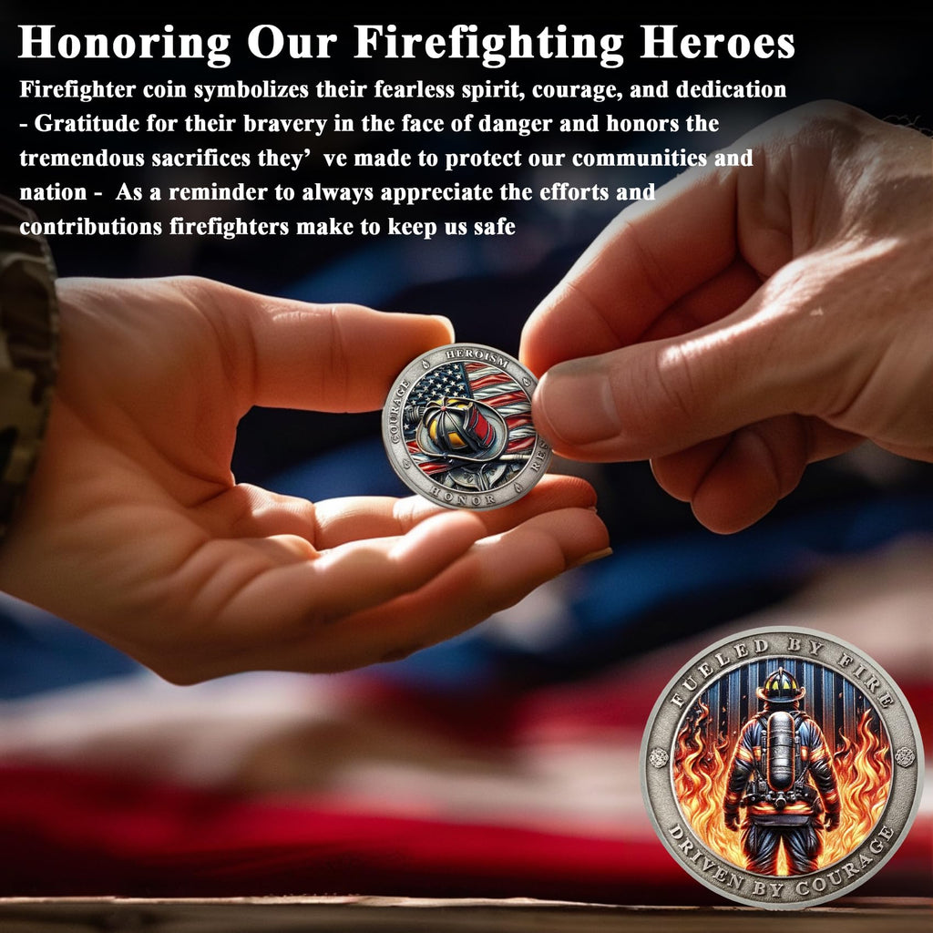 Honor Fire Department Rescue Prayer Coin mysite