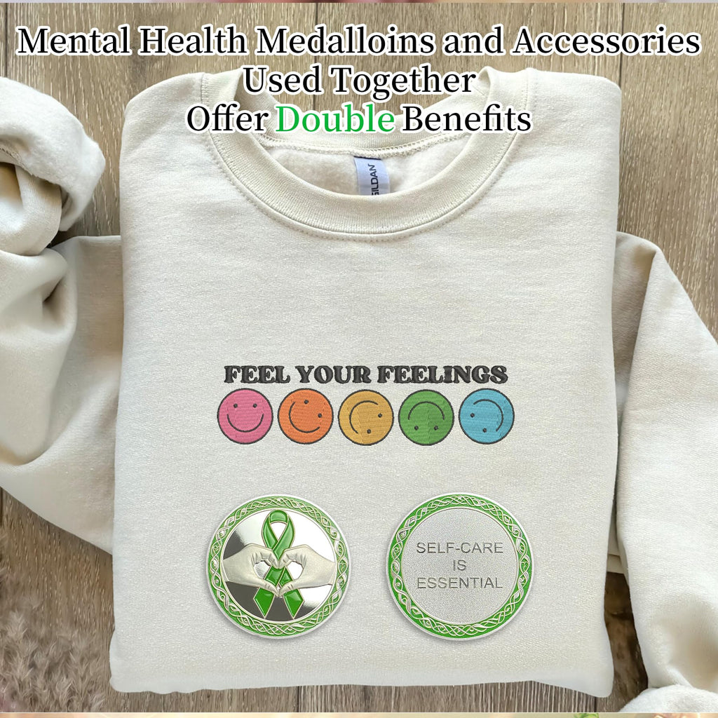 Original Green Ribbon Love Mental Health Awareness Coin mysite