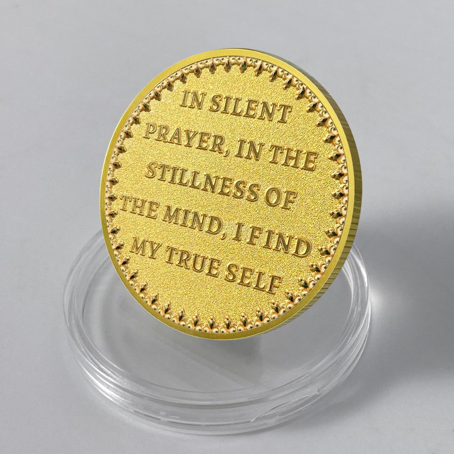 Mandala Flower Recovery Sobriety Coin mysite