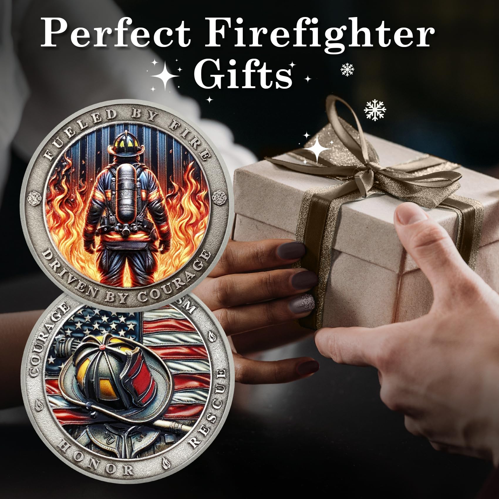 Honor Fire Department Rescue Prayer Coin mysite