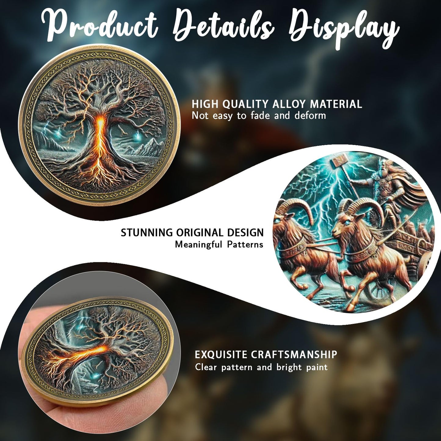 Vikings Yggdrasil Challenge Coin mysite
