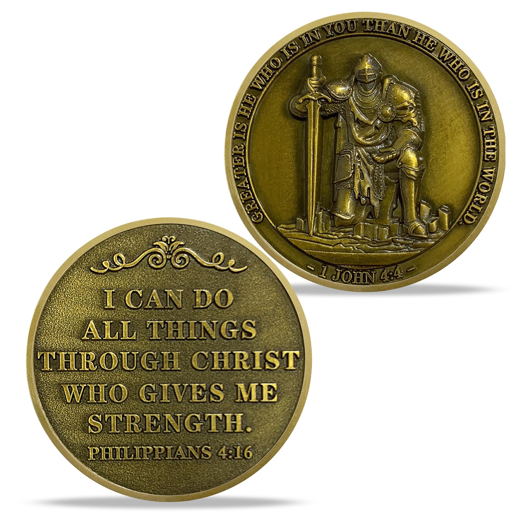 Knight Templar Christian Challenge Coin mysite